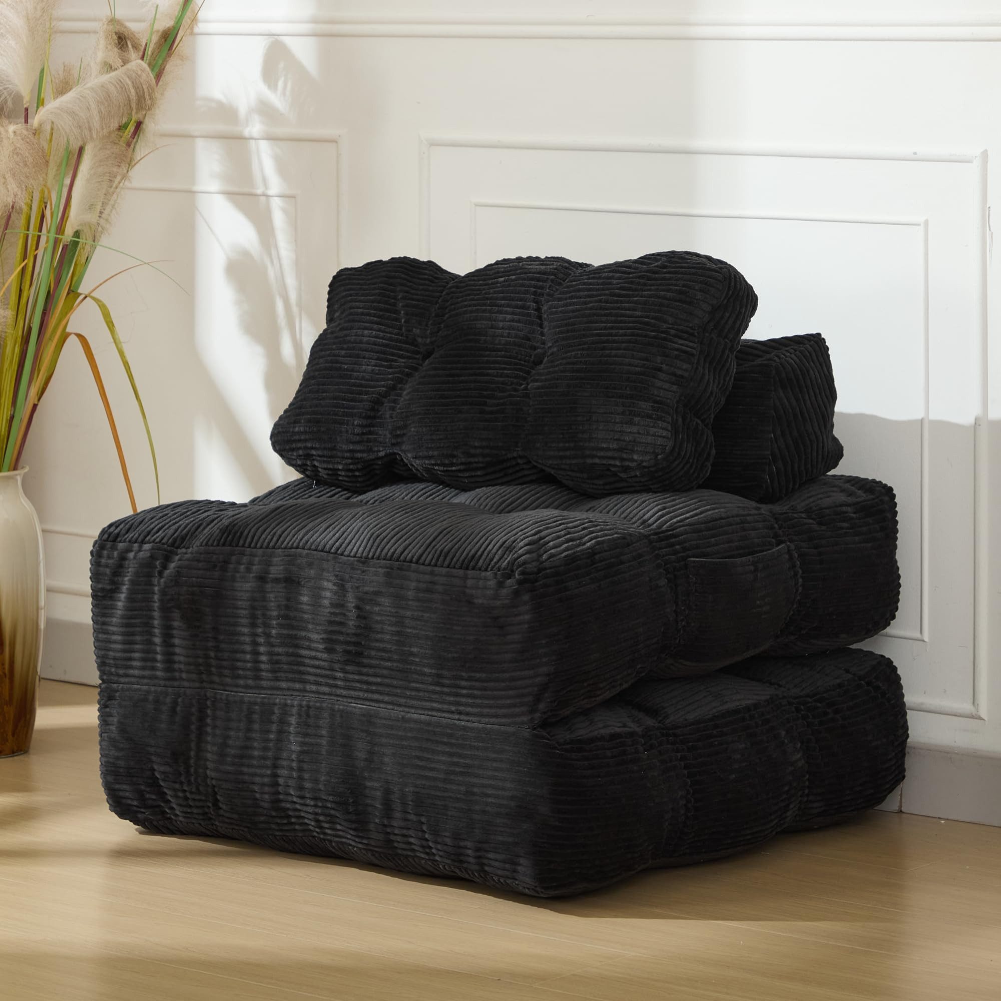 GarveeMore Schlafsofa Klappbares Schlafsofa Cabriolet Schlafsofa mit Kissen günstig online kaufen