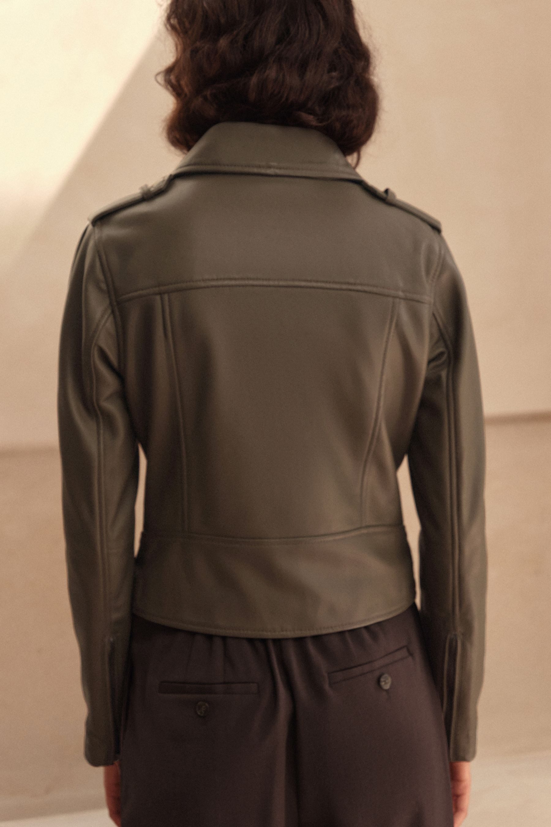 Next Bikerjacke N. Real Bikerjacke aus Leder (1-St)