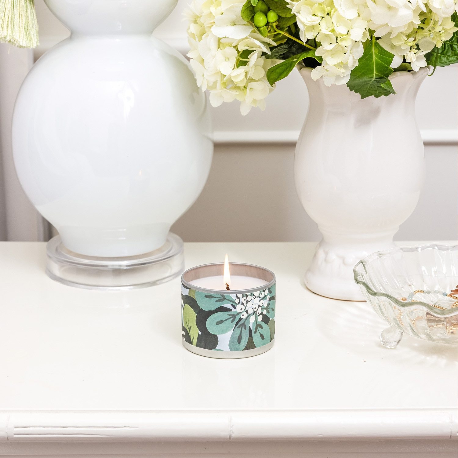 Greenleaf Duftkerze Shimmering Snowberry (1-tlg), Candle Duftkerze in der Dose 113 g