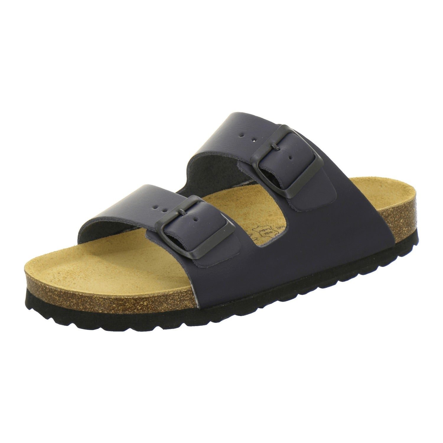 AFS-Schuhe Damen Zweischnaller Pantolette aus Glattleder mit Fußbett, Made in Germany