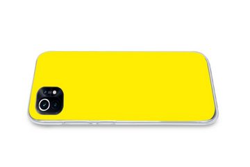 MuchoWow Handyhülle Gelb - Zitrone - Neon - Farben, Phone Case, Handyhülle Xiaomi Mi 11, Silikon, Schutzhülle