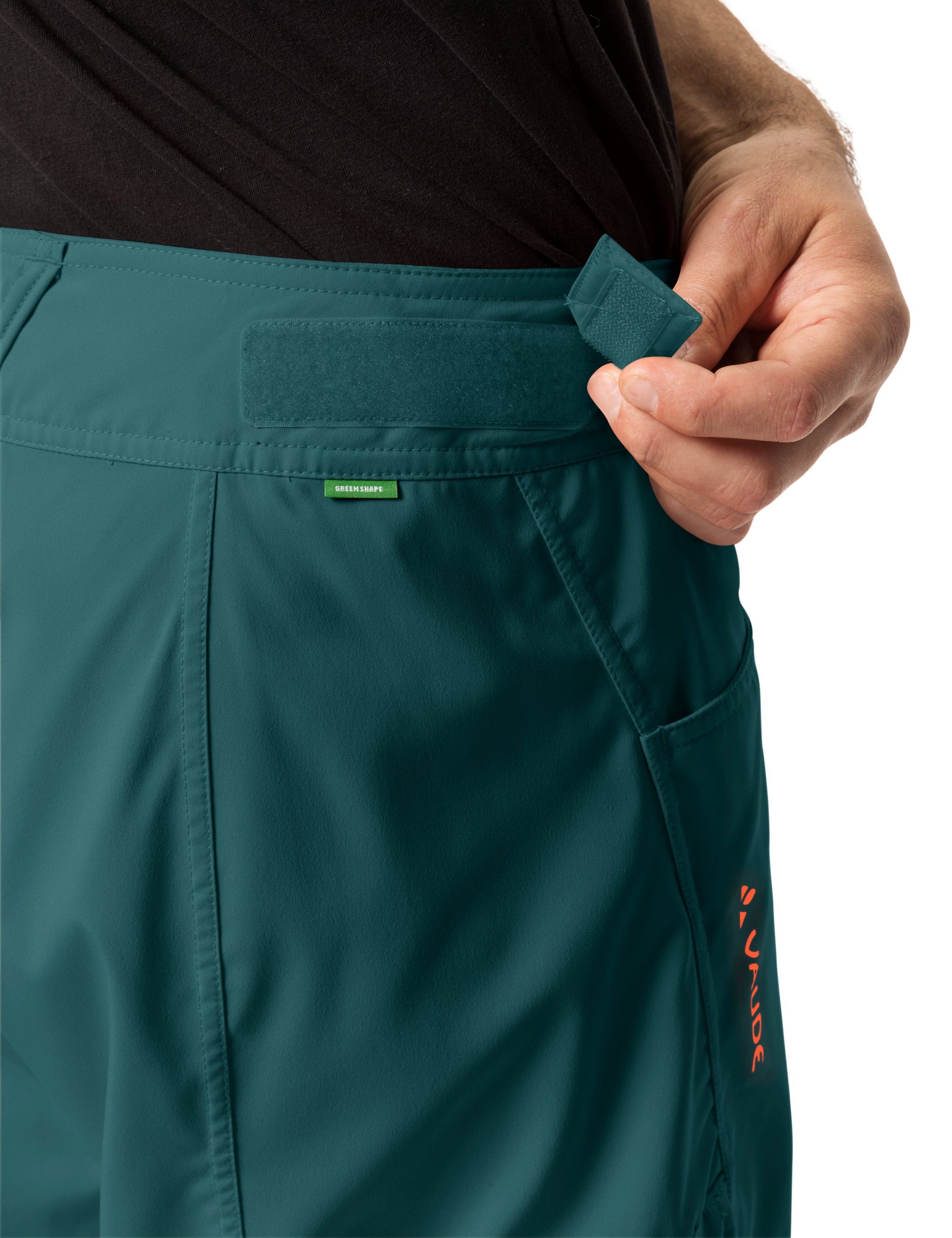 VAUDE Funktionshose Grüner mallard Knopf green Ledro Shorts Men's (1-tlg)