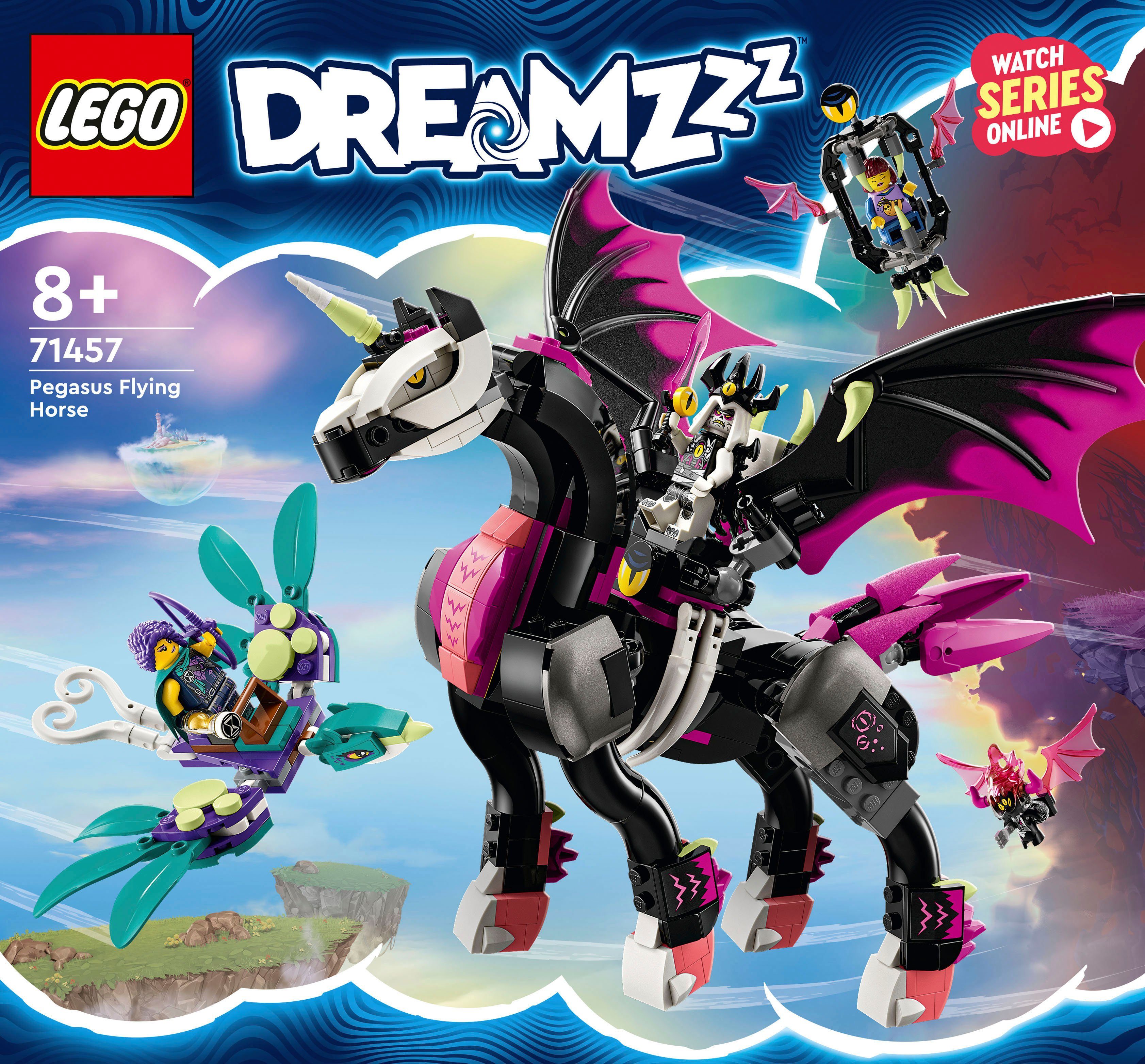 LEGO® (71457), DREAMZzz™, Pegasus Made Europe Konstruktionsspielsteine St), (482 in LEGO®