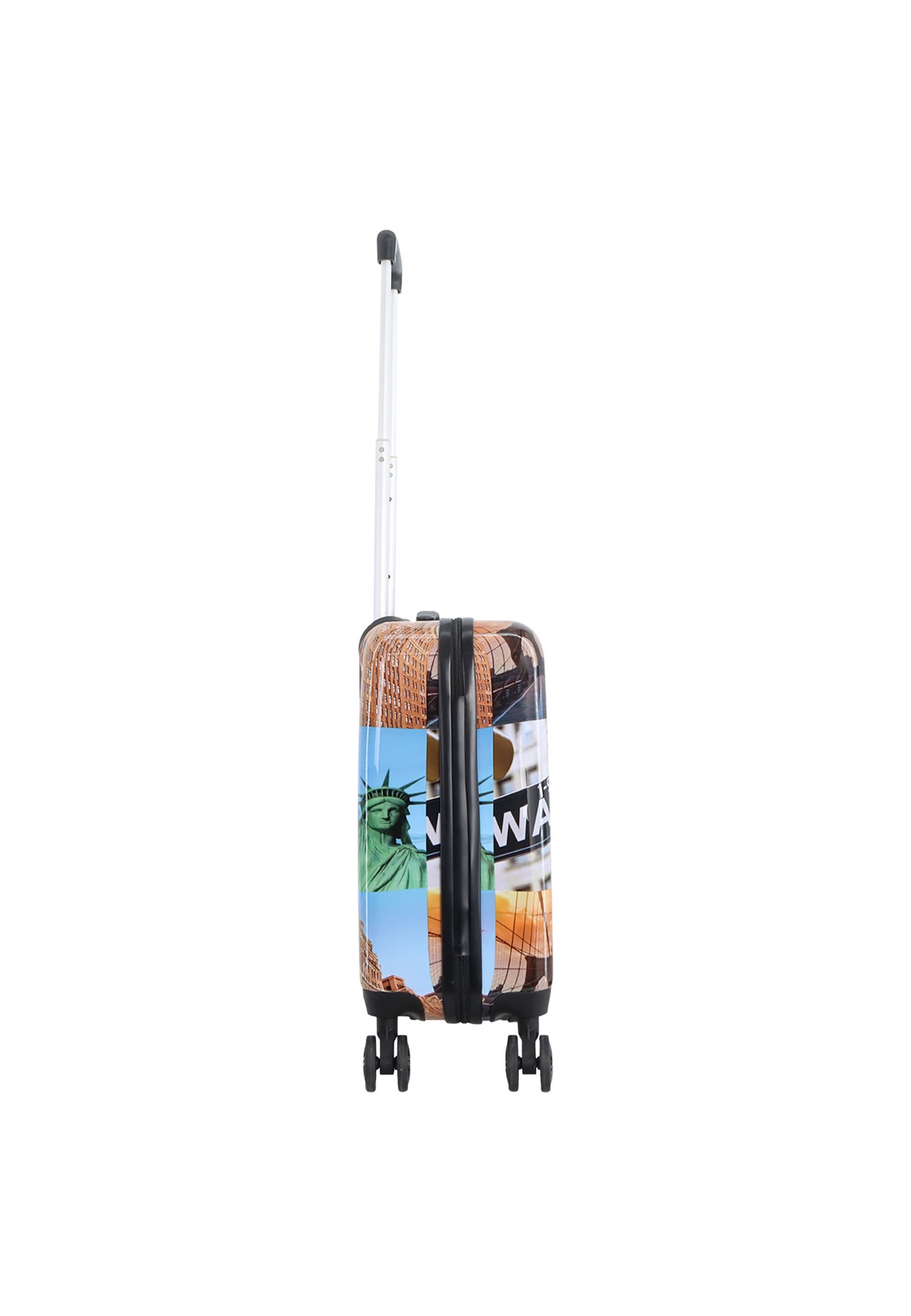 Saxoline® Koffer New York City, aus robustem ABS/PC-Material