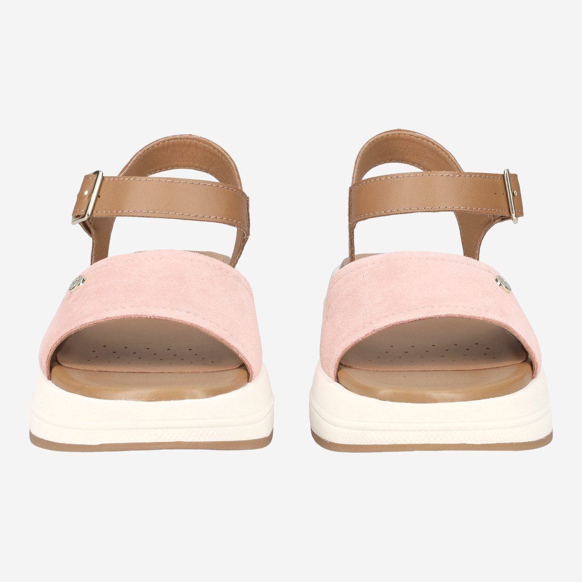 Geox GEOX SPHERICA ECUB, Sandaletten, Braun kombiniert, Damen Sandalette