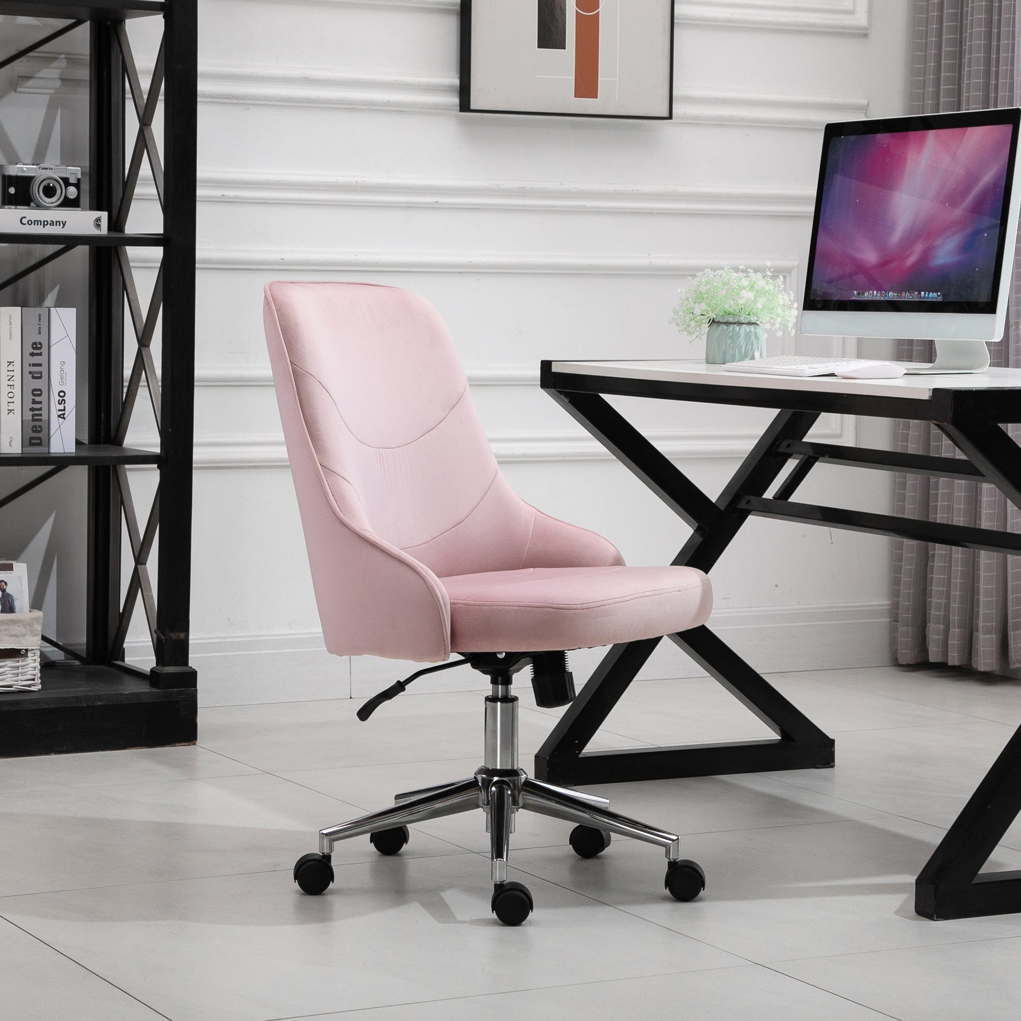 Vinsetto Bürostuhl mit Schreibtischstuhl Wippfunktion