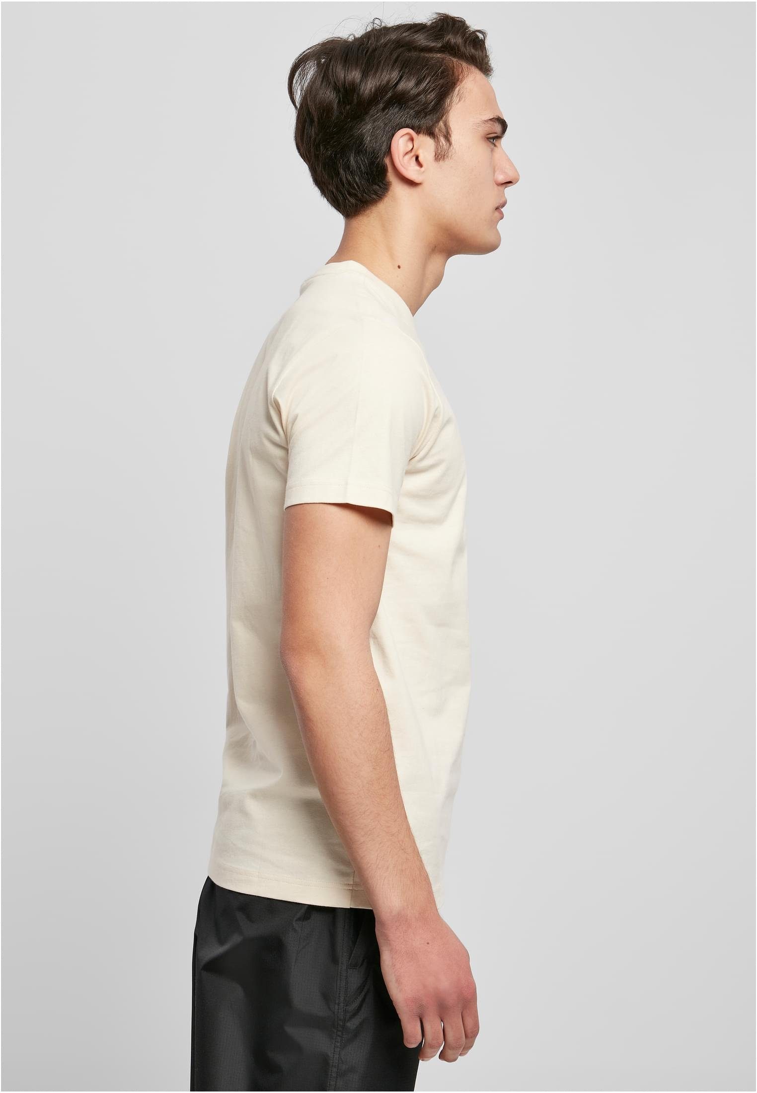 Tee whitesand URBAN CLASSICS Herren Basic T-Shirt (1-tlg)
