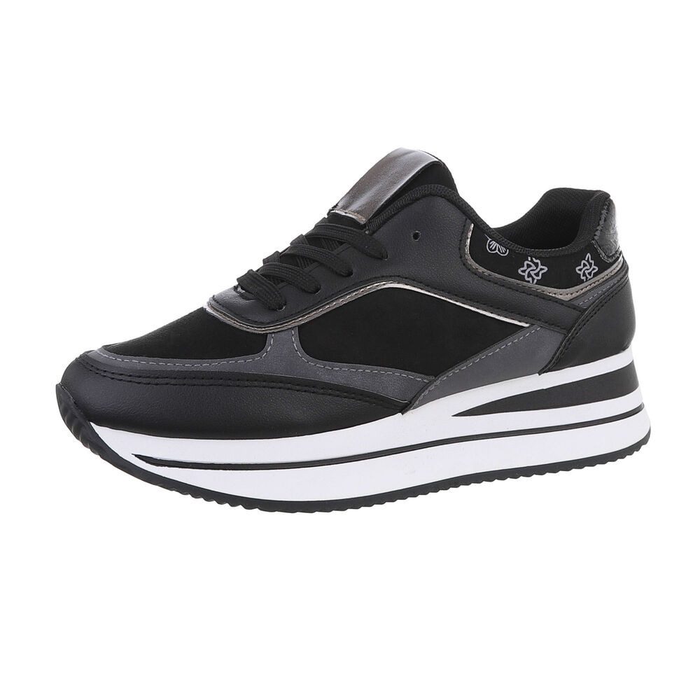Ital-Design Damen Low-Top Freizeit Sneaker (86188165) Keilabsatz/Wedge Snea günstig online kaufen