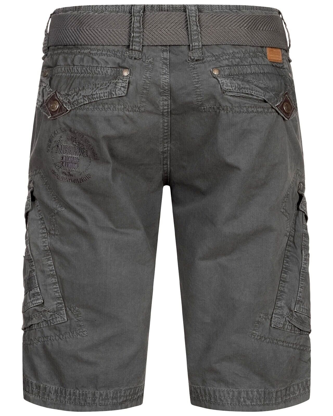 Geographical Norway Shorts Herren Cargo Shorts kurze Hose knielang Short Bermuda Sommer Freizeit