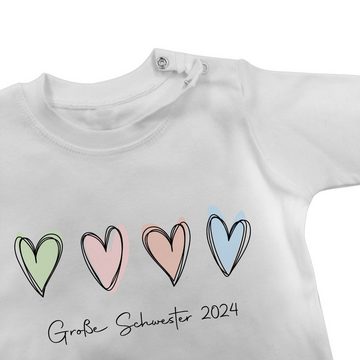 Shirtracer T-Shirt Große Schwester 2024 Big Sister Große Schwester
