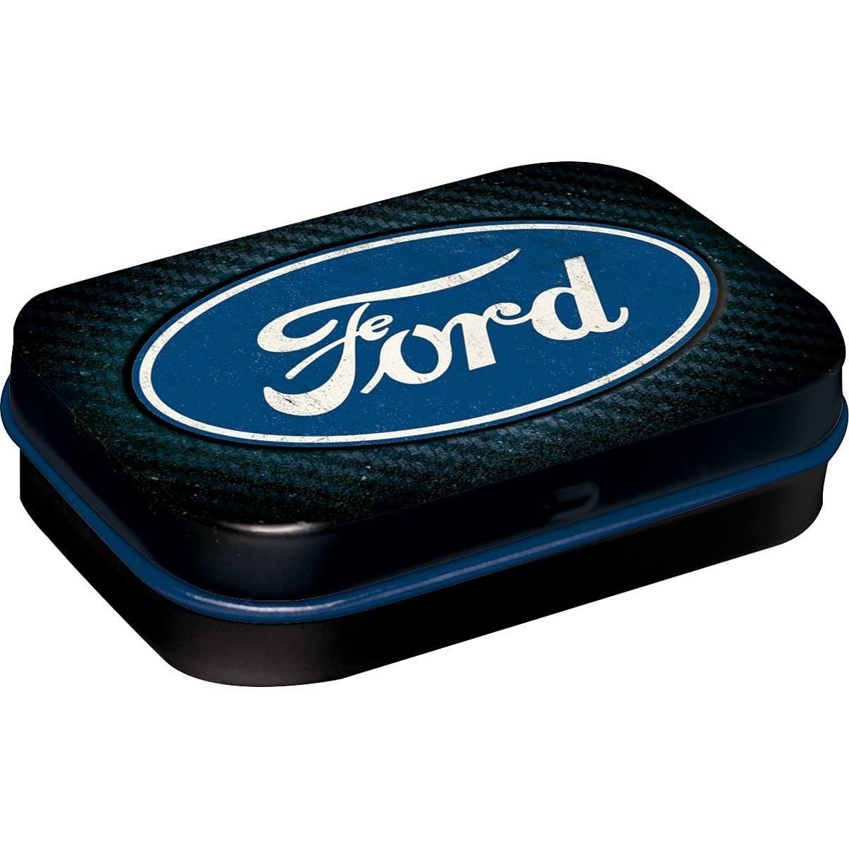 Nostalgic-Art Pillendose Pillendose - Ford - Ford Logo Blue Shine