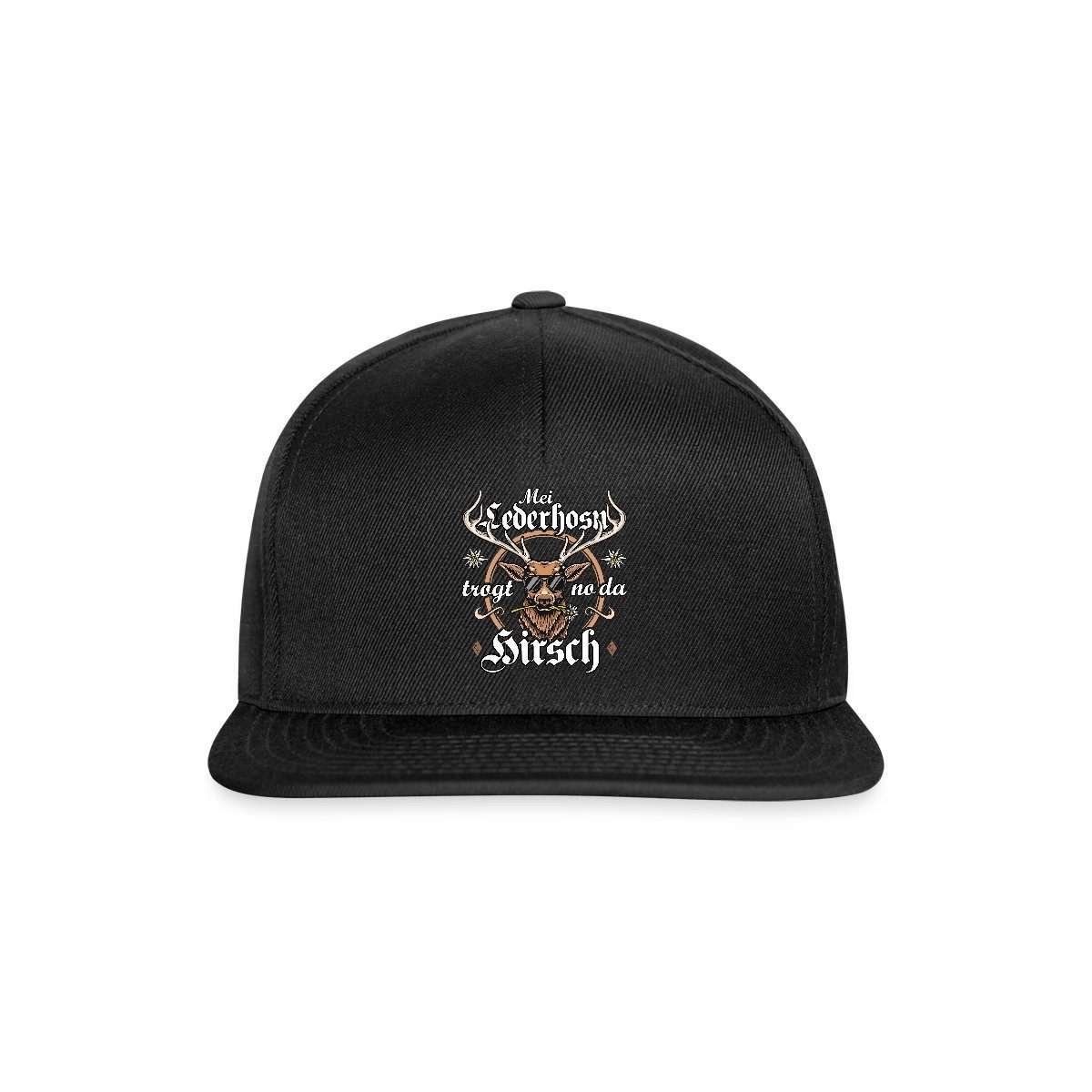 Spreadshirt Snapback Cap Mei Lederhosn Trogt No Da Hirsch Wiesn Snapback Cap (1-St)