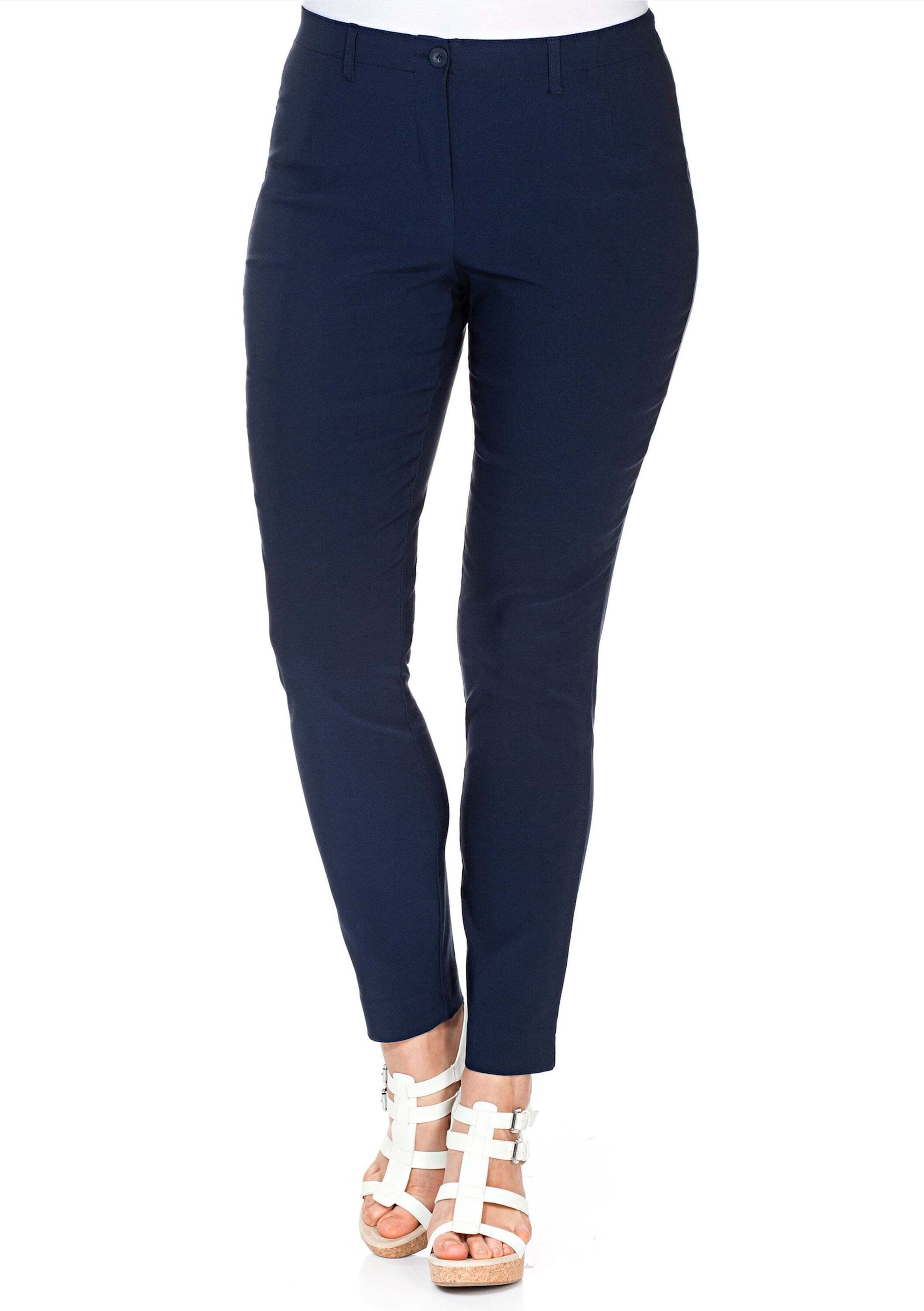 Sheego Jerseyhose Stretch-Hose knitterarm und pflegeleicht