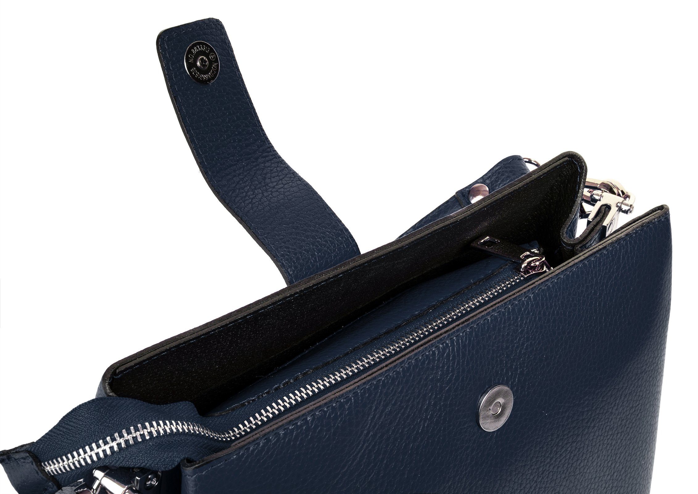 Cluty Henkeltasche (1-tlg), echt Leder, Made in Italy