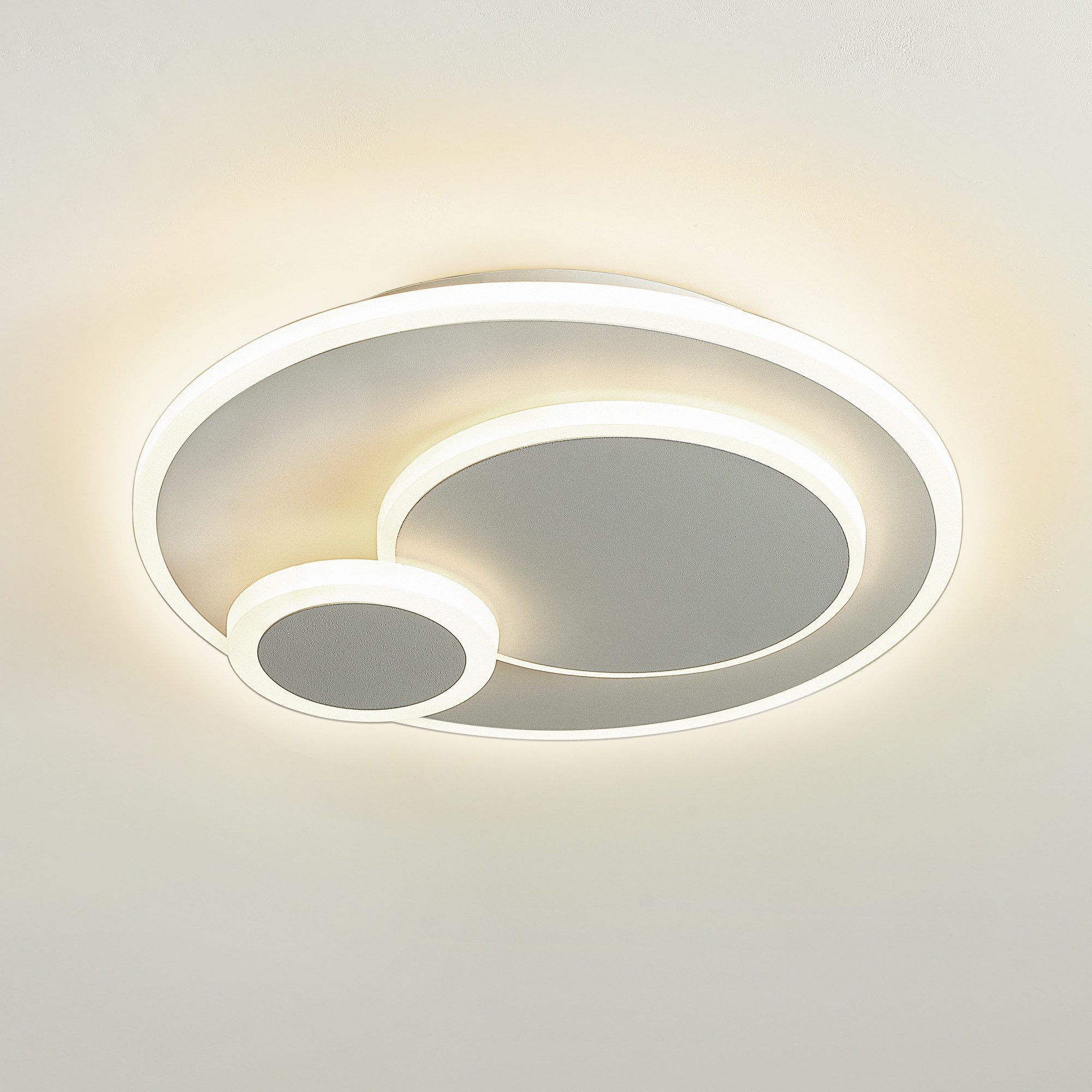 BlingBin Deckenleuchte 23W, 3000K/4500K/6500K Deckenlampe Kinderzimmerlampe, Memory Funktion, LED fest integriert, Warmweiß, Neutralweiß, Kaltweiß, Deck Licht Kinderzimmer für Wohnzimmer, Schlafzimmer, Babyzimmer