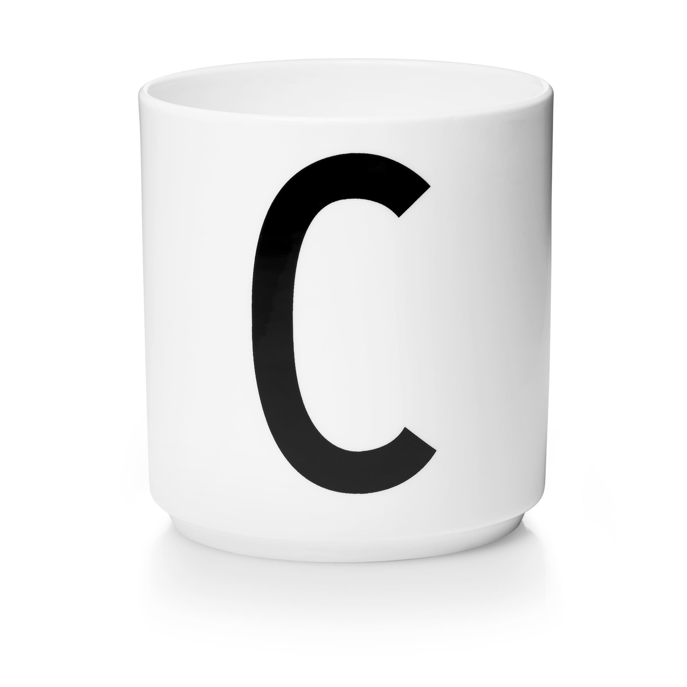 Becher Porzellanbecher Weiß C