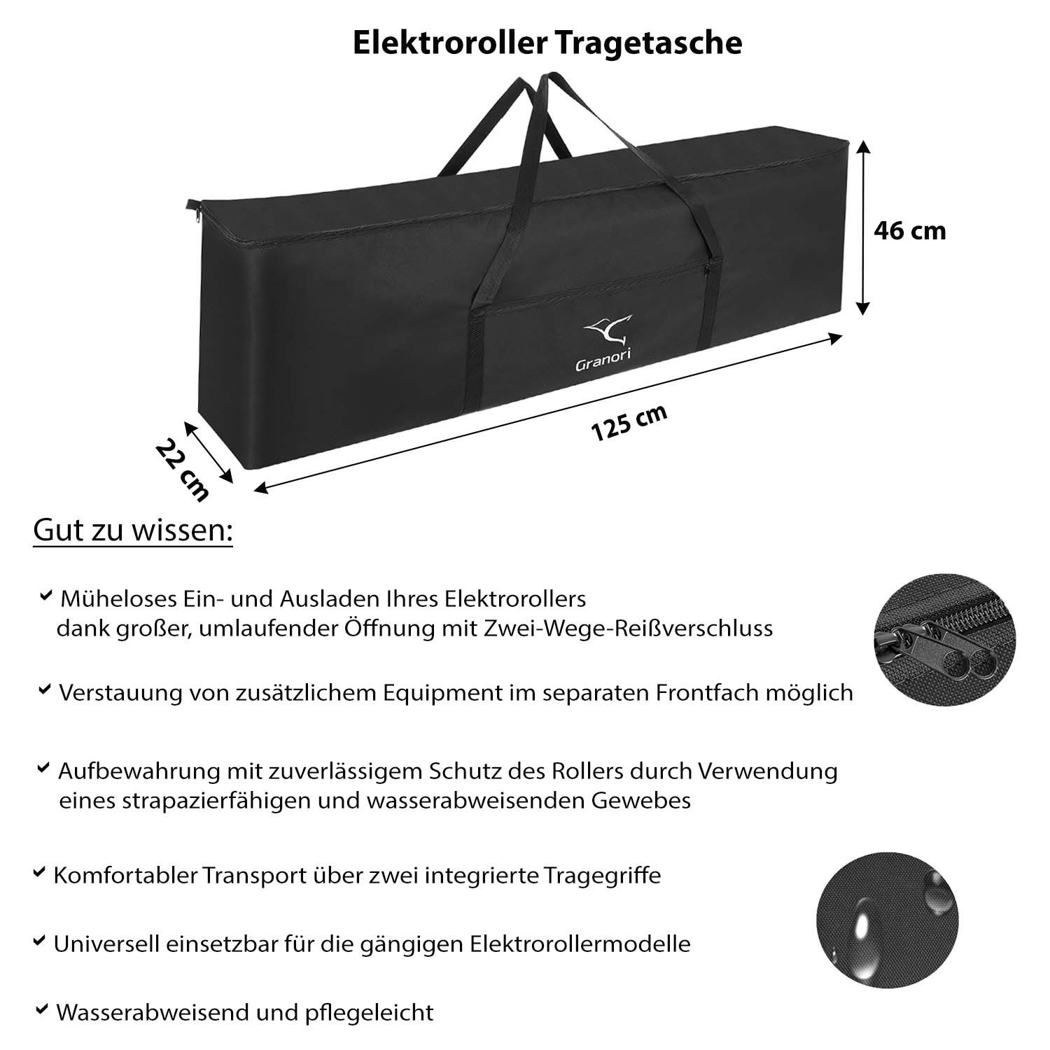 Granori Tragetasche für E-Scooter / Elektro-Roller, auch als Zelt-/ Gestäng günstig online kaufen