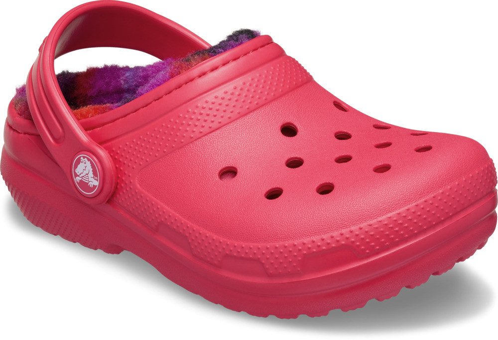 Crocs Classic Lined Bold Check Clog Hausschuh mit Warmfutter