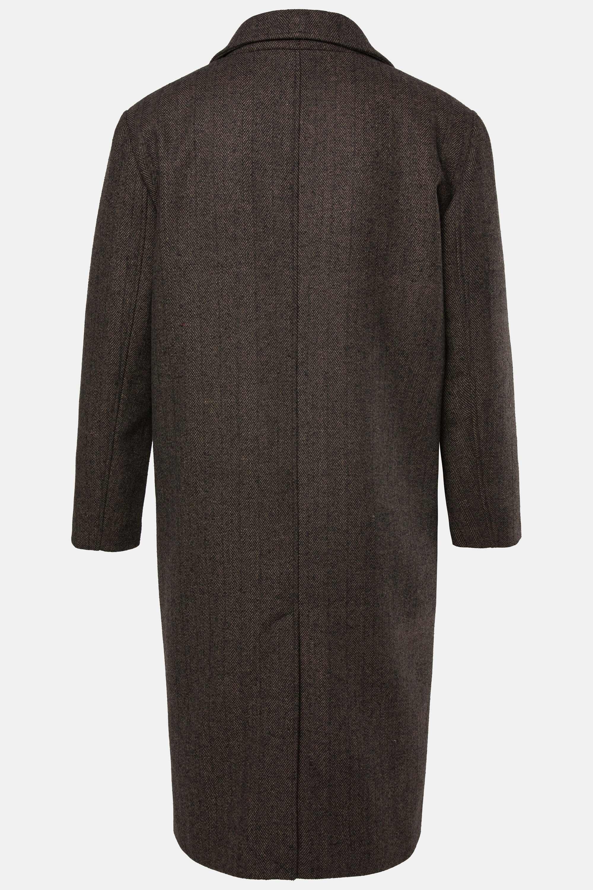 STHUGE Kurzmantel Mantel Fischgrat