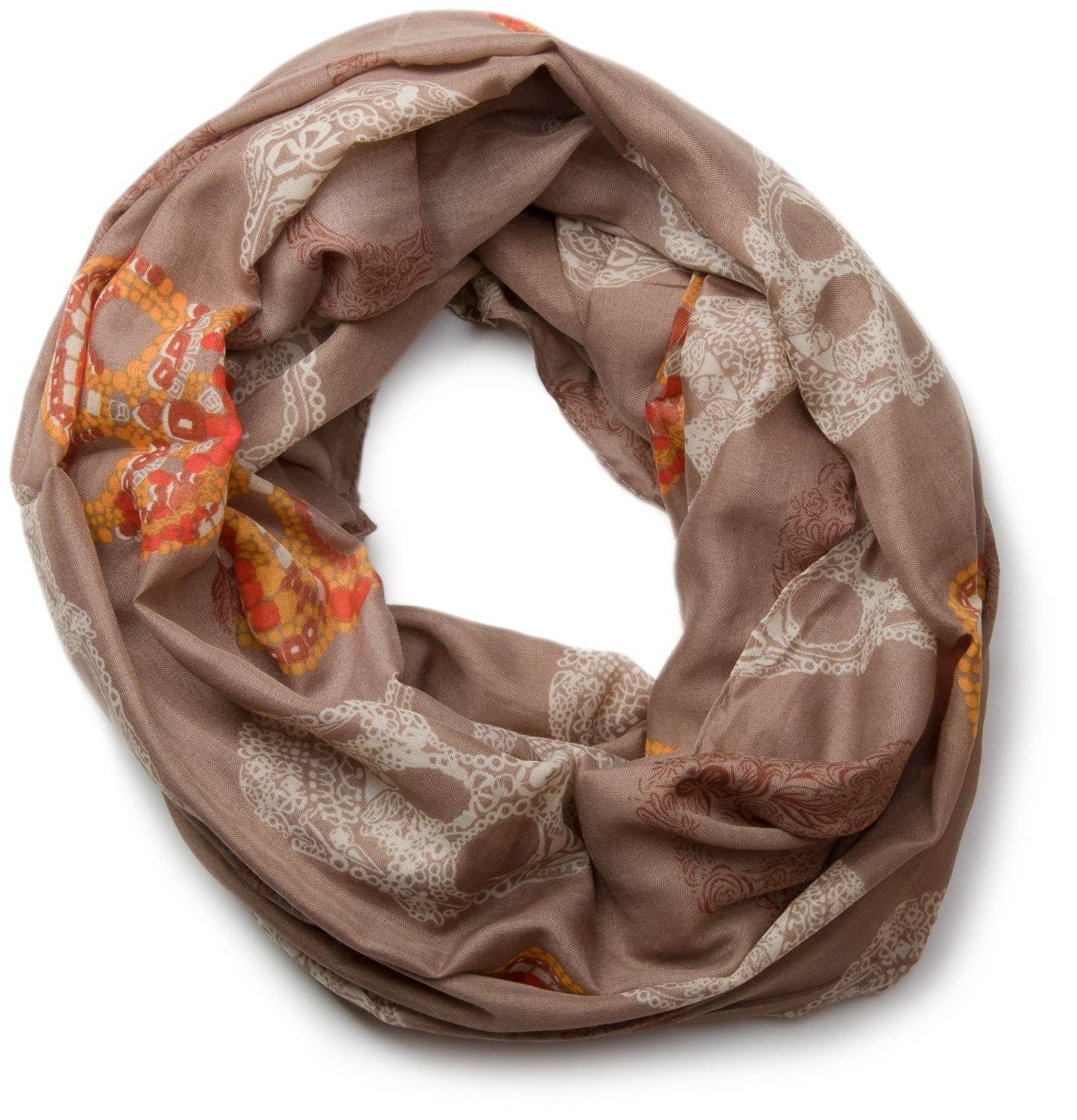 styleBREAKER Loop Loop mit Sugar Skull günstig online kaufen