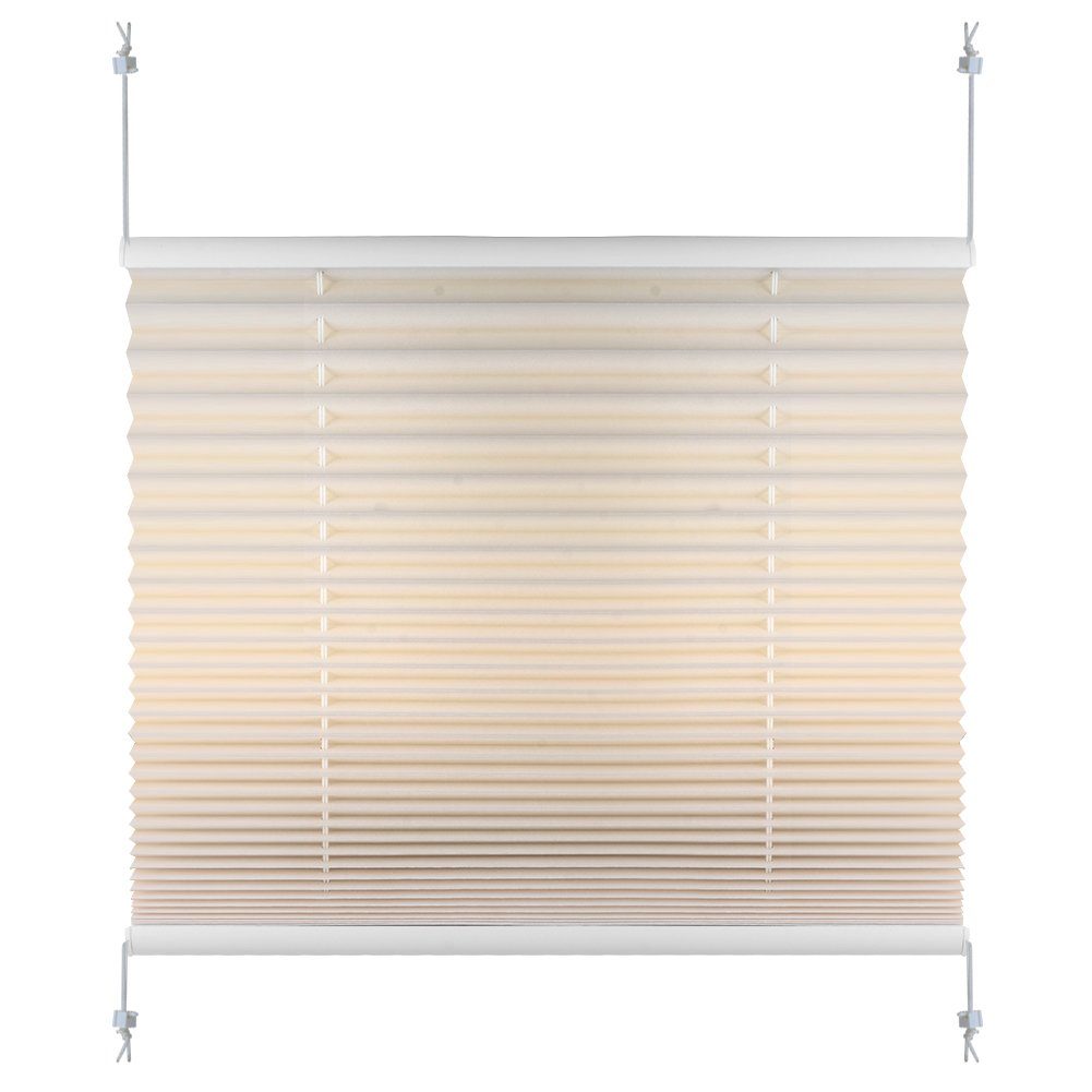 euroharry Plissee Plisse Rollo Plisseerollo Easyfix ohne Bohren Jalousie Pleated Blind