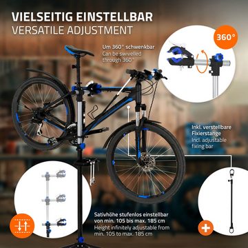 ECD Germany Fahrradhalter Fahrradmontageständer Reparaturständer Fahrradständer, 360° drehbar/höhenverstellbar