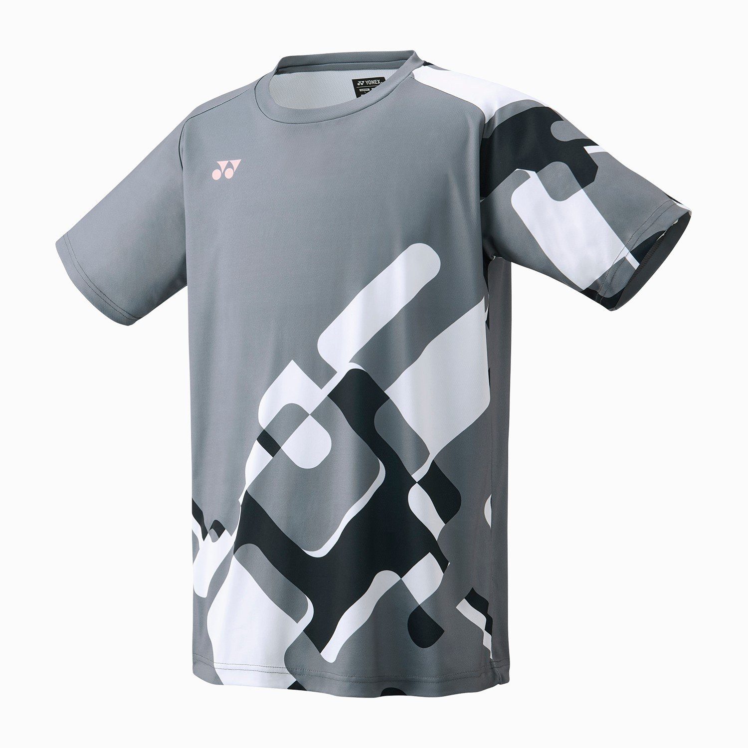 Yonex T-Shirt Practice Graphic Print 16748 (100% Polyester) 2025 grau Herren
