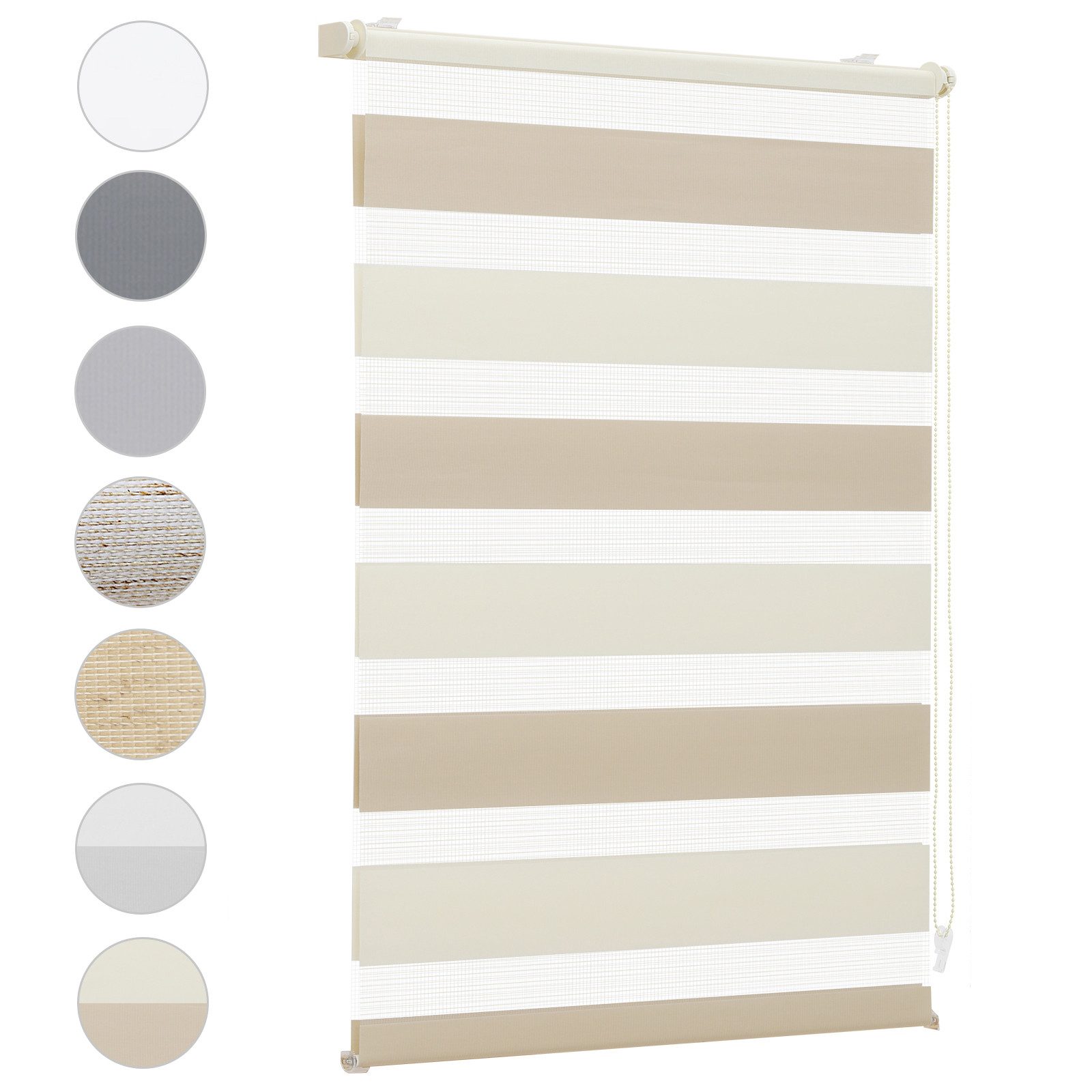 Doppelrollo Duo Rollo Klemmfix ohne Bohren für Fenster Rollos Jalousie Falt günstig online kaufen