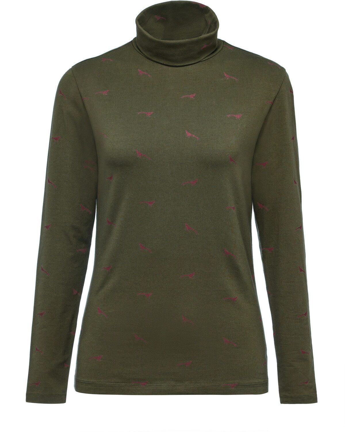 Parforce Tradition Langarmshirt Damen Rollkragenshirt Fasan
