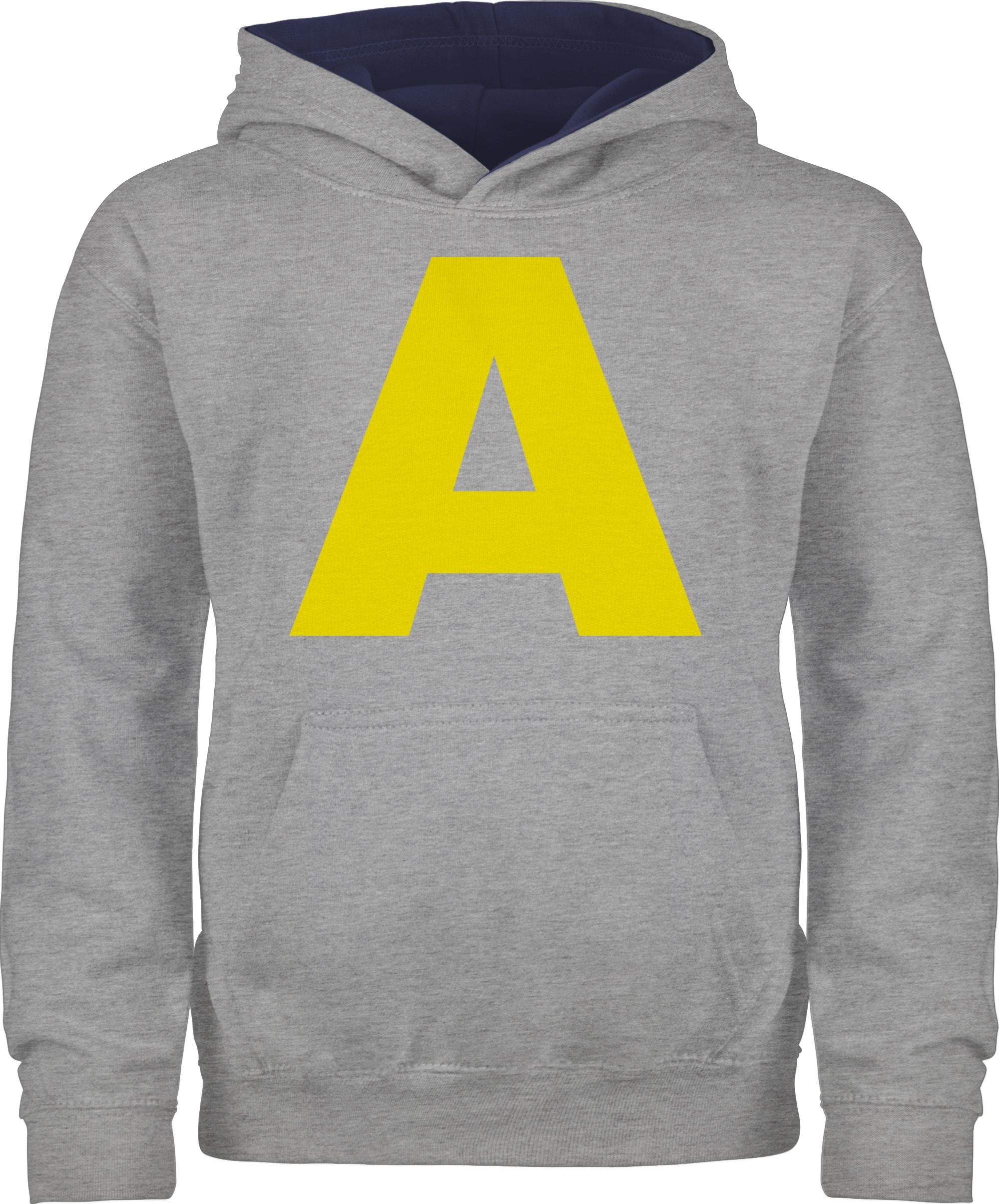 Shirtracer Hoodie Kostüm Buchstabe A Streifenhörnchen Chipmunk Alvin I Passend für Karne Karneval & Fasching