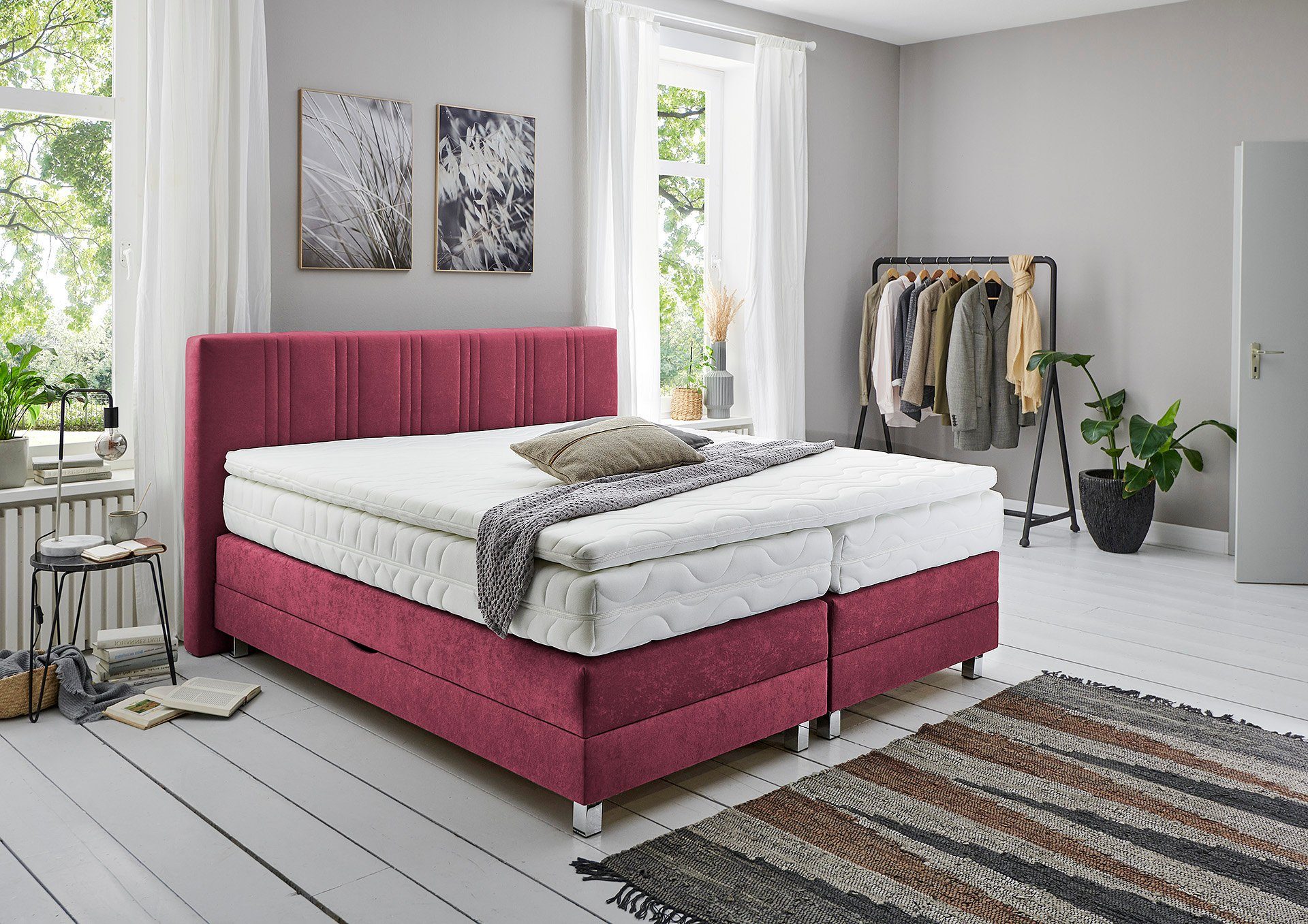 Westfalia Schlafkomfort Boxspringbett, wahlweise mit Bettkasten günstig online kaufen