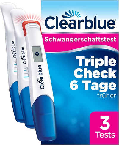 Clearblue Ovulationstest Clearblue Schwangerschaftstest Triple Check Ultra Früh, 3er