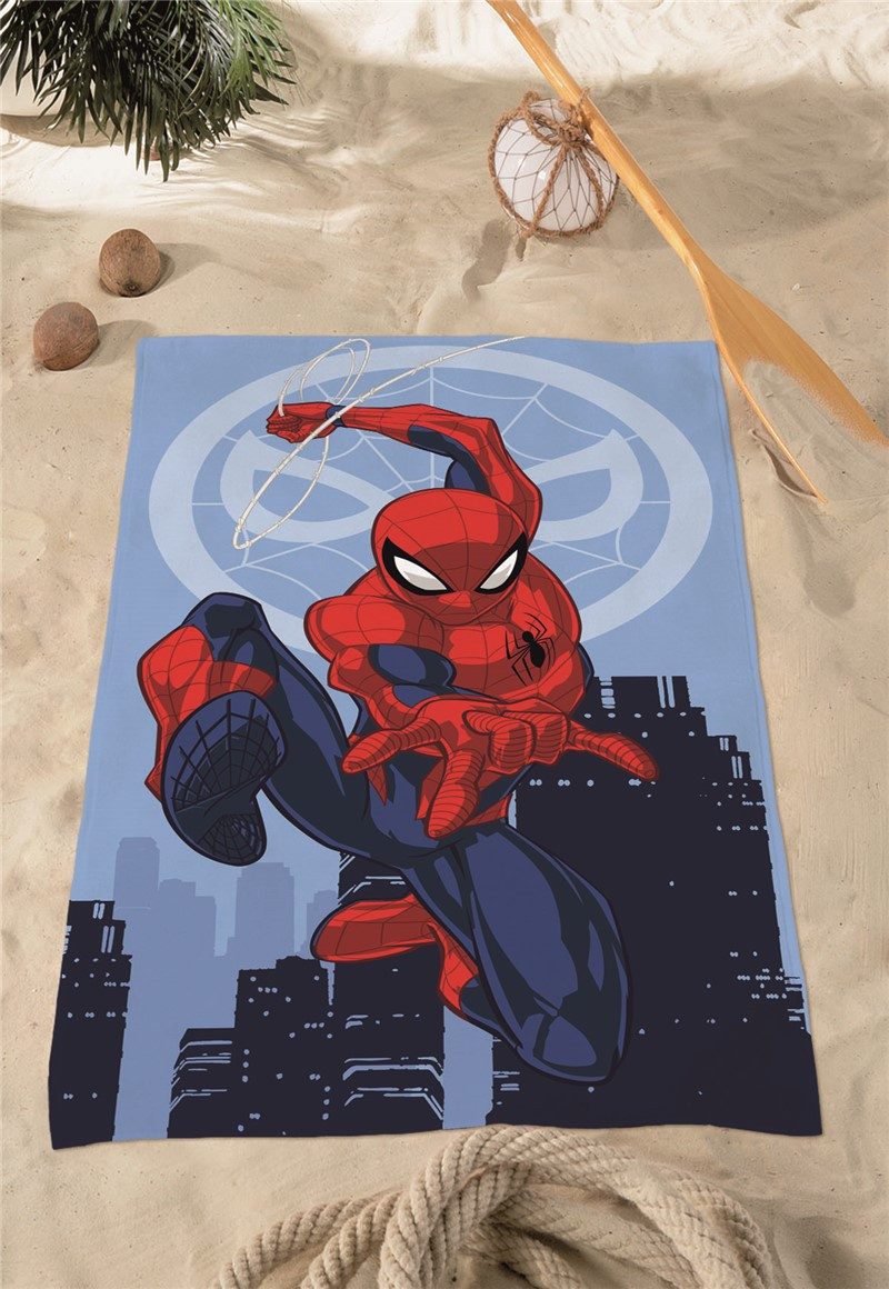 MARVEL Strandtuch Marvel Spiderman Mikrofaser Strandtuch Badetuch Duschtuch 70x140 cm, Mikrofaser (1-St) – Bild 2 von 5