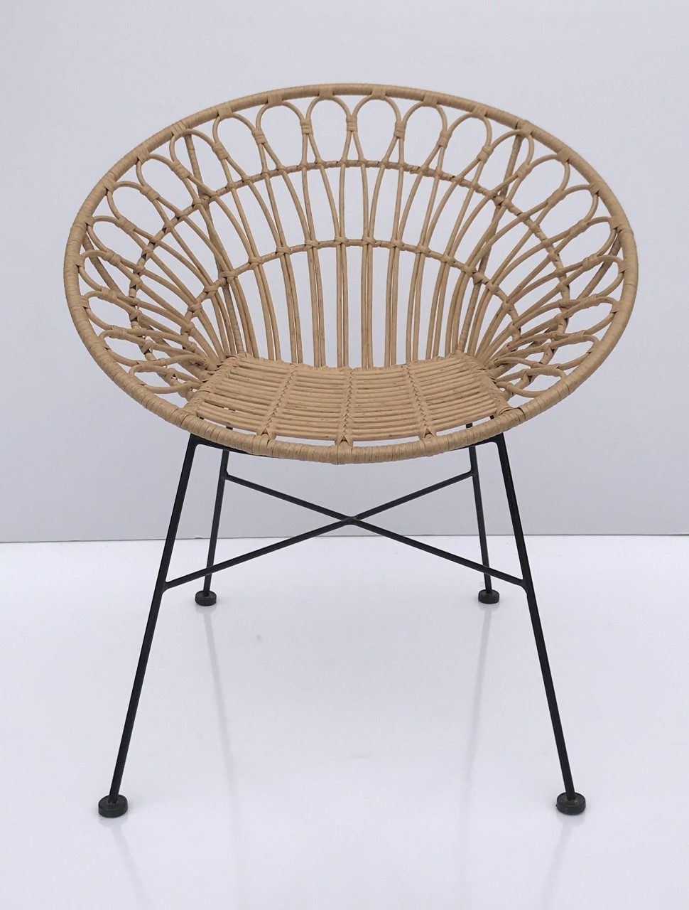 Vintagehaus Gartensessel Esszimmerstuhl Hacienda PE-Rattan Peacock In/Outdo günstig online kaufen