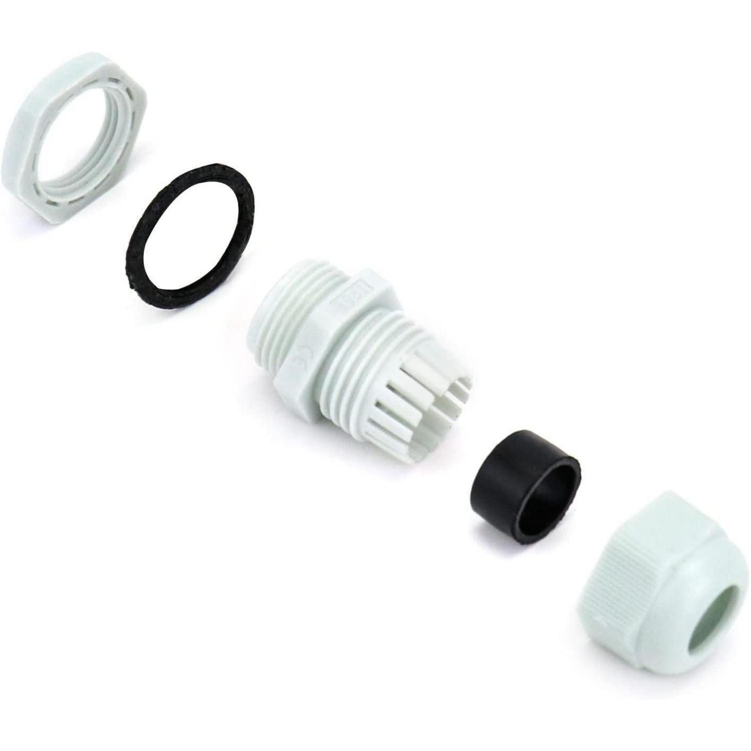 LuxusKollektion Schaltschrankschlüssel Kabelverschraubungen wasserdicht Kunststoff M20 1.5 20 Stück IP68