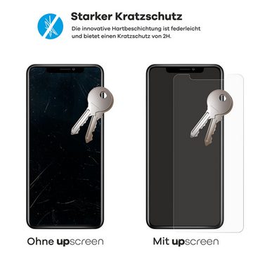 upscreen Schutzfolie für Apple iPhone 7 Plus Rückseite (gesamte Fläche), Displayschutzfolie, Folie Premium klar antibakteriell