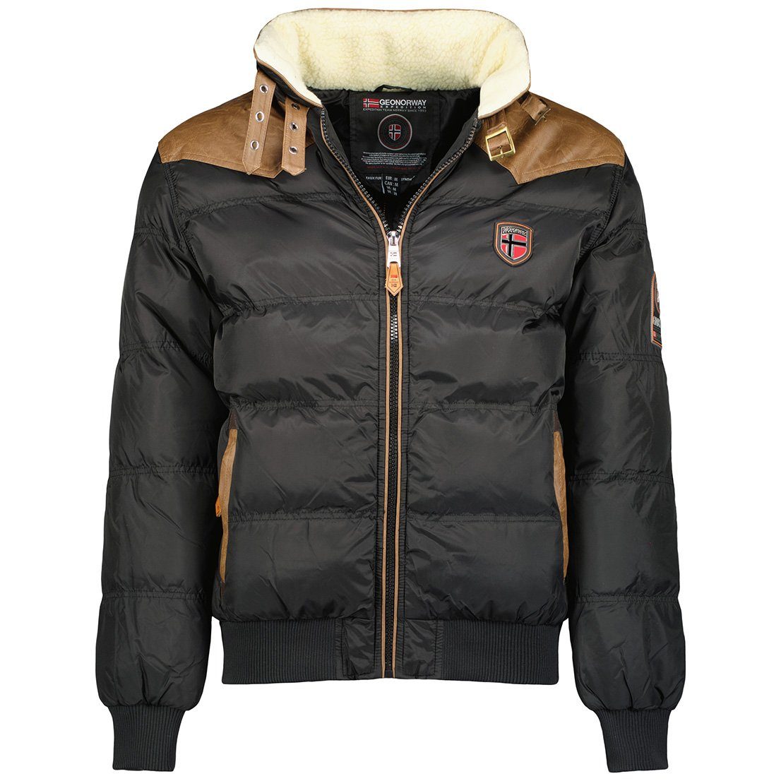 Geographical Norway Winterjacke Herren Outdoor Jacke Steppjacke (1-St) Gefüttert