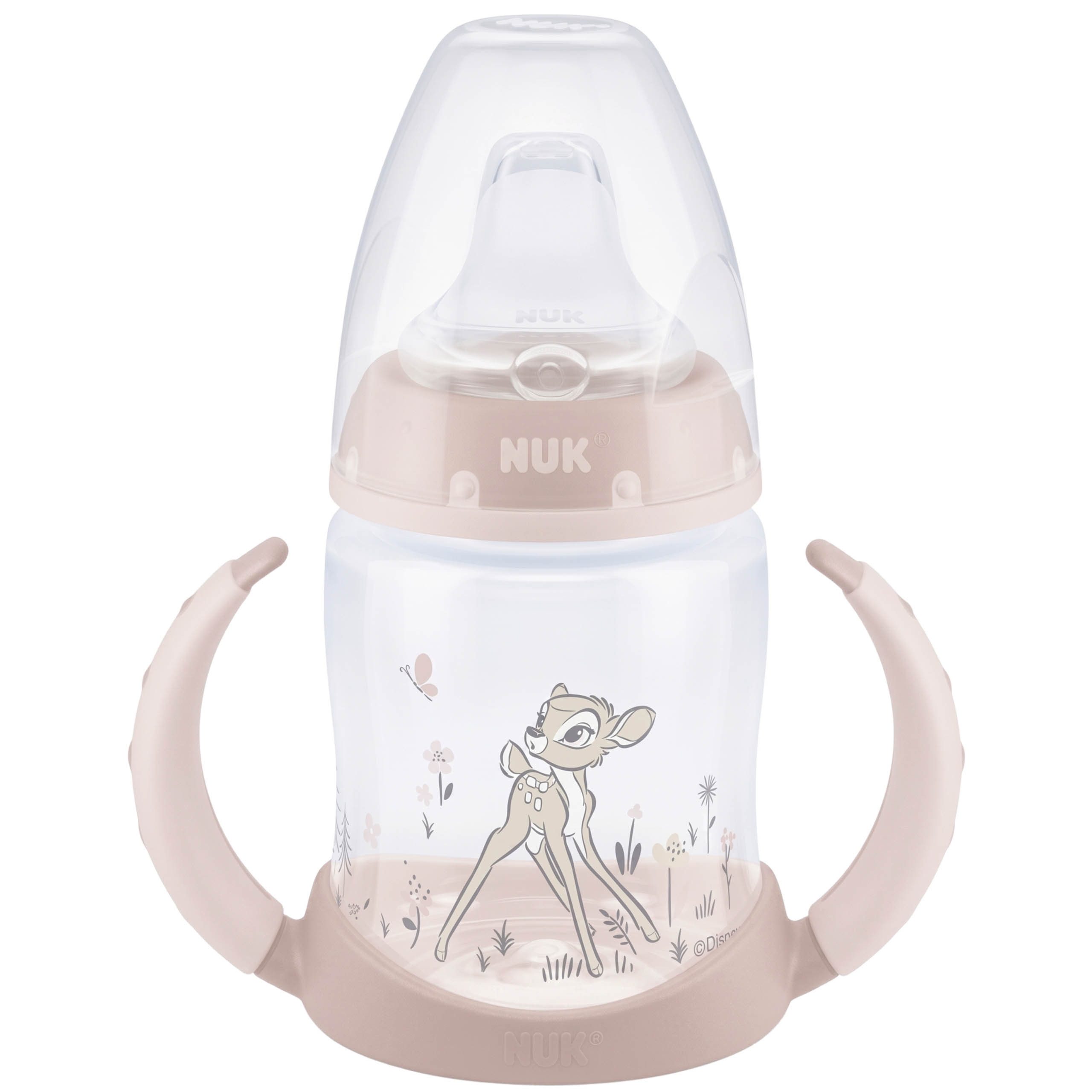 NUK Trinklernbecher NUK Disney Bambi Trinklernflasche Silikon 150 ml 6-18M