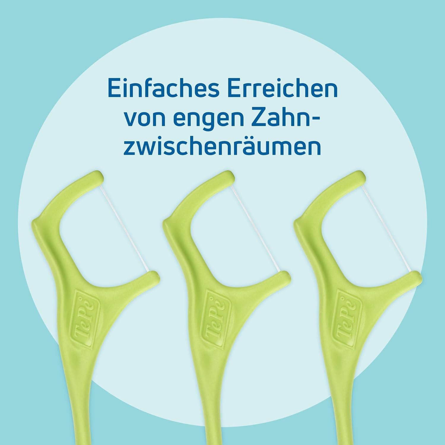 TePe Zahnseide 3er Set TePe Miniflosser, Zahnseidenhalter (3x36), (3er Set, 3-St)