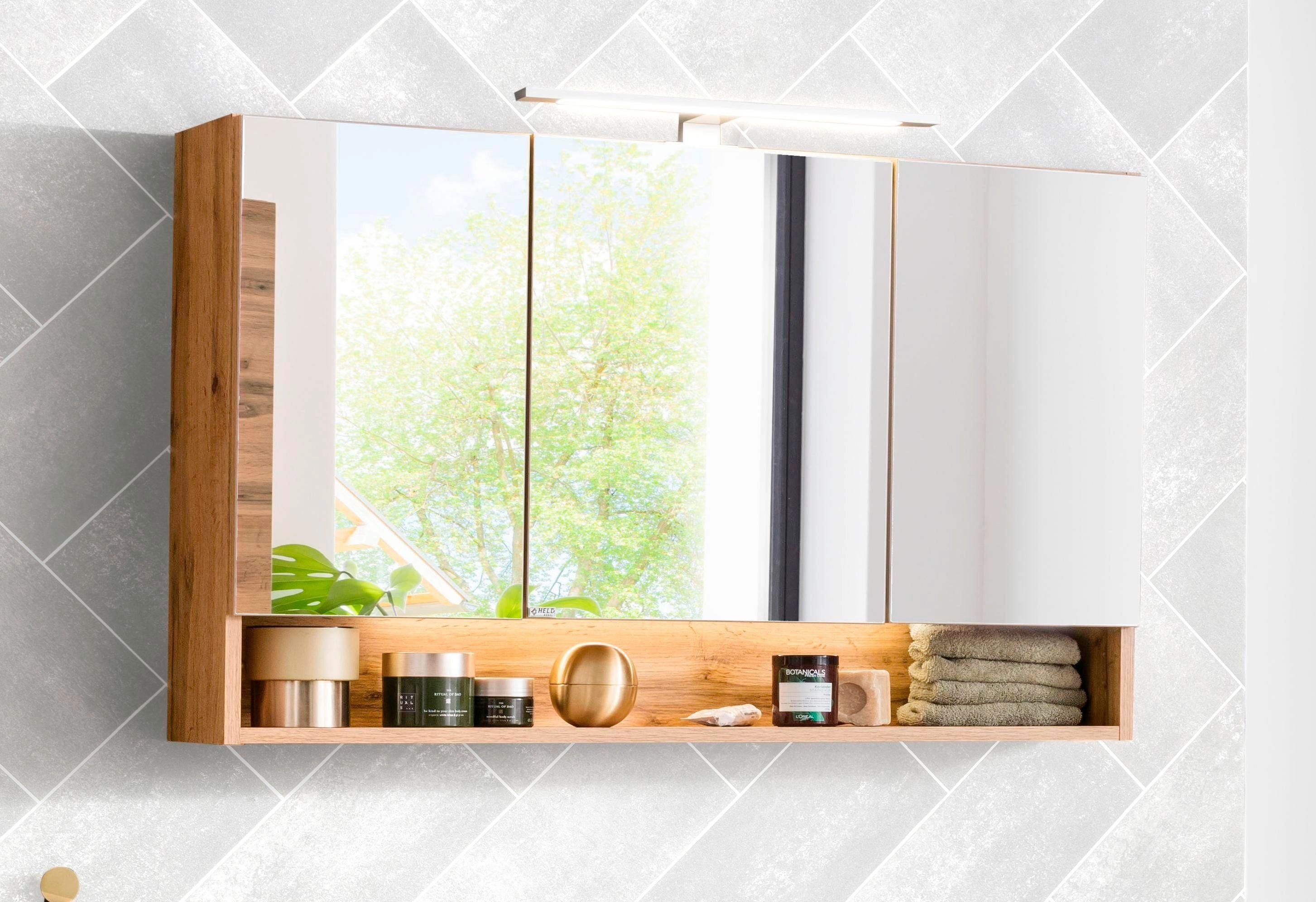 welltime Spiegelschrank Soria mit LED Beleuchtung