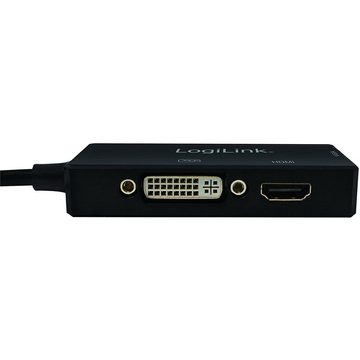 LogiLink »DisplayPort auf DVI HDMI VGA Konverter bis Ultra HD 4K 1080p Full HD« Medienkonverter