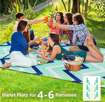 Wohndecke Picknickdecke 150/200cm,Picknickdecke Wasserdicht Wärmeisoliert, XDeer, Outdoor Stranddecke Sanddichte mit Tragegriff, Picnic Blanket Waschbar