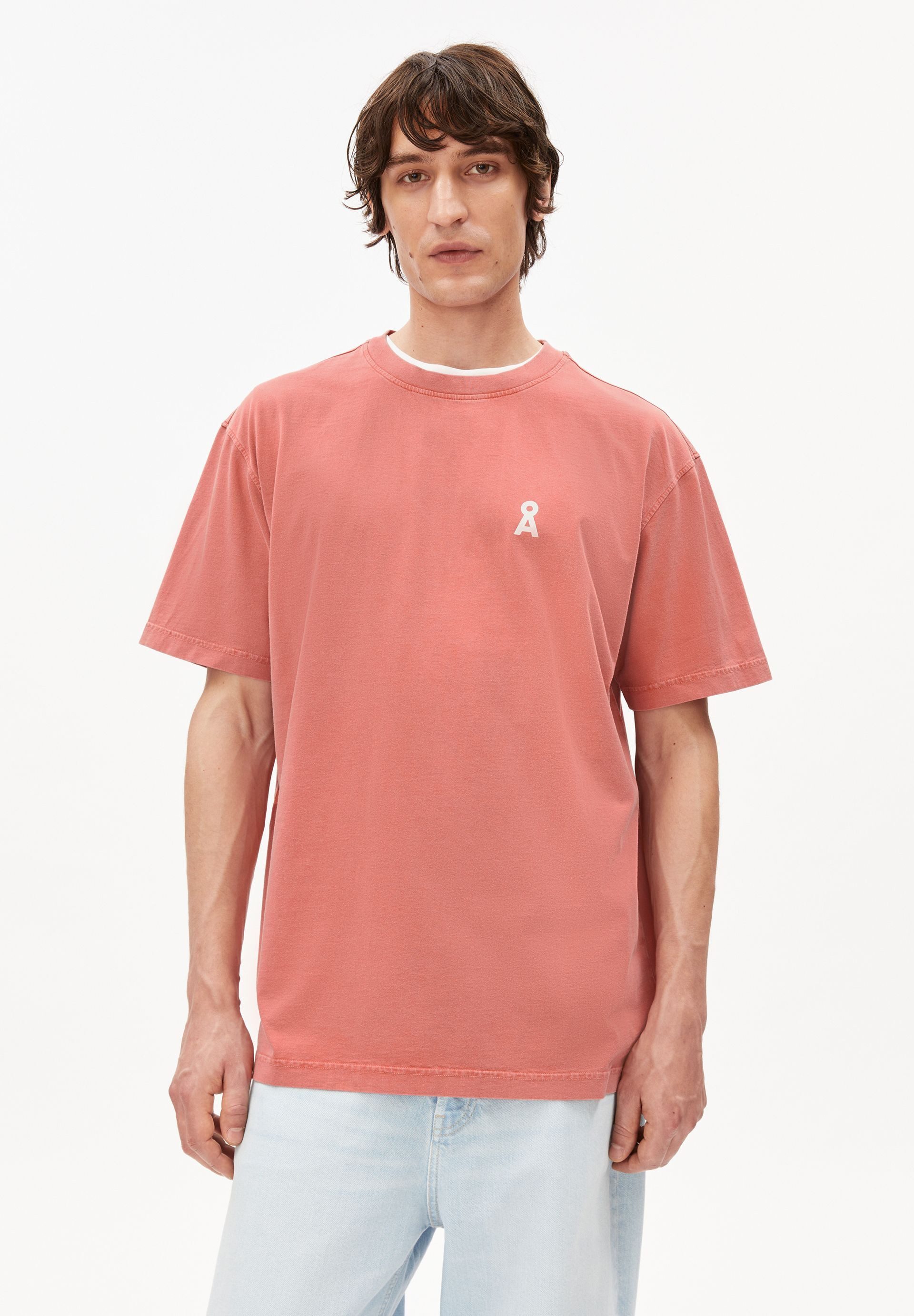 Armedangels T-Shirt MAARKOS GMT DYE BIKE T-Shirt aus Bio-Baumwolle Relaxed Fit