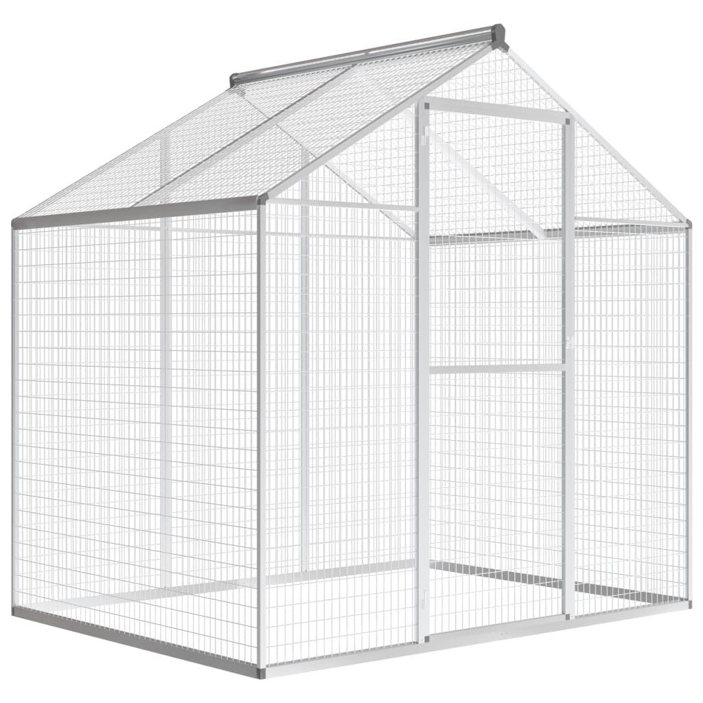 vidaXL Voliere, Außenvoliere Aluminium 178x122x194 cm