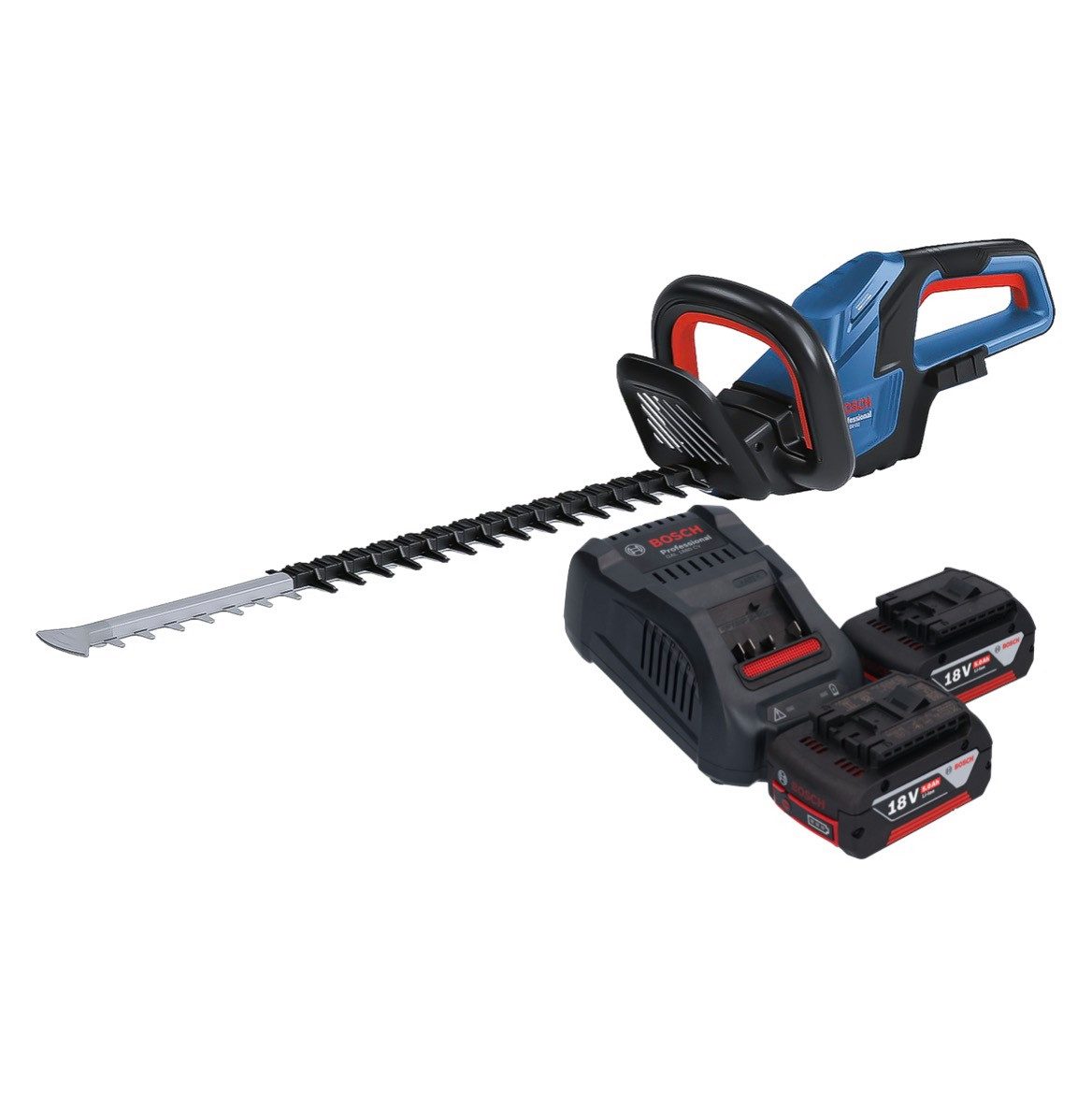 Bosch Professional Akku-Heckenschere GHE 18V-60 Professional Akku Heckenschere 18 V 60 cm Brushless + 2x