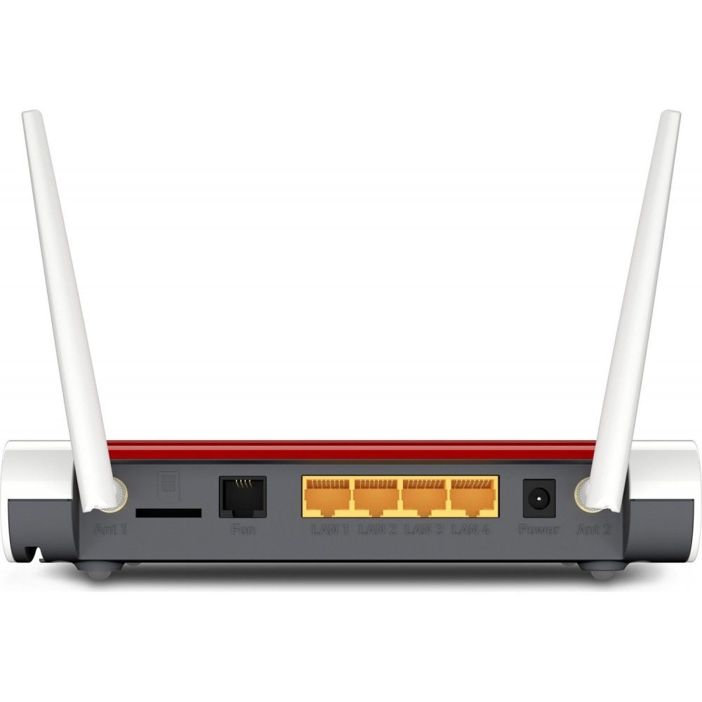 4G/LTE-Router - International 6850 - 5G Router FRITZ!Box weiß/rot WLAN AVM