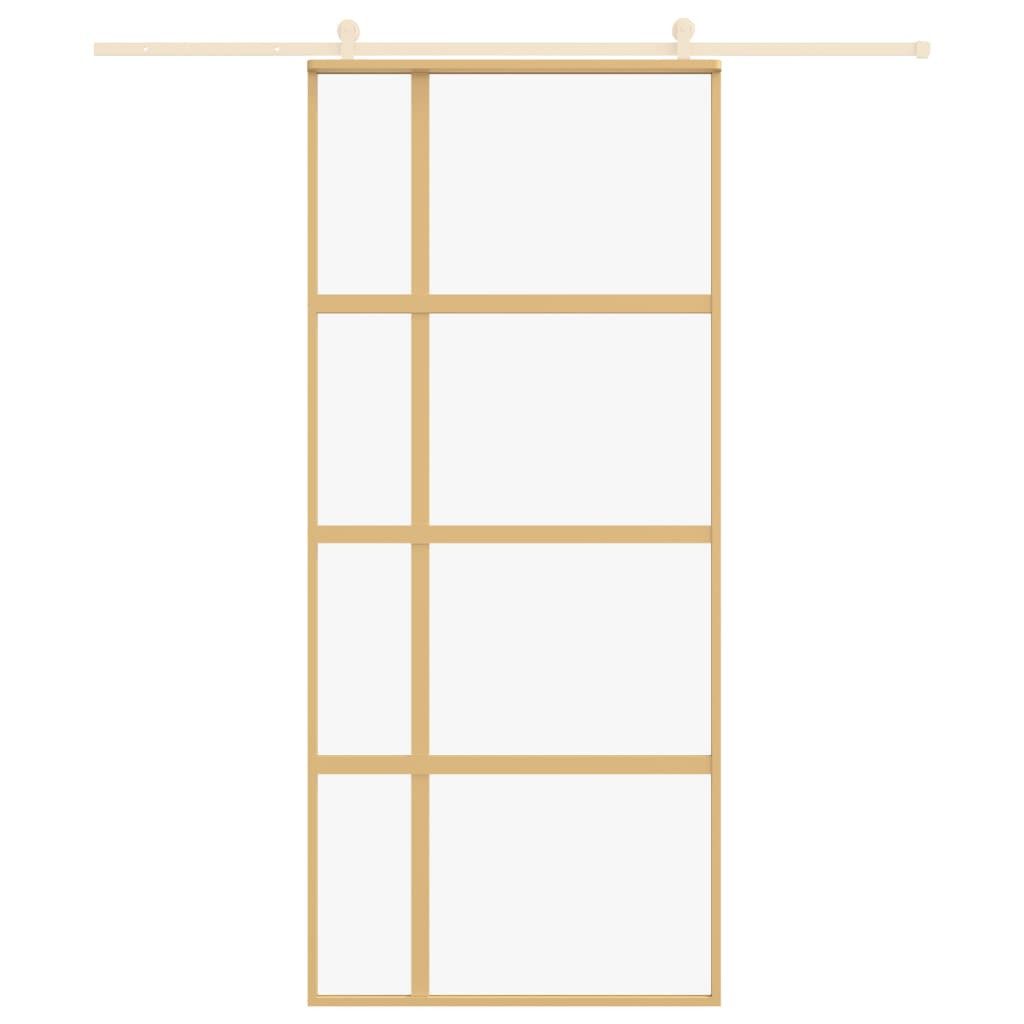 vidaXL Haustür Schiebetür Golden 90x205 cm günstig online kaufen