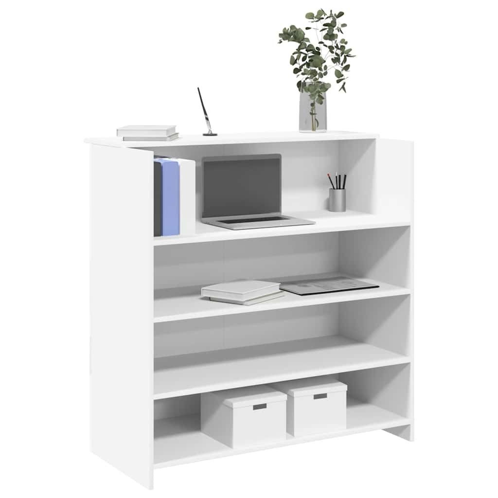 vidaXL Empfangstheke, Empfangstheke Weiß 100x50x103,5 cm günstig online kaufen