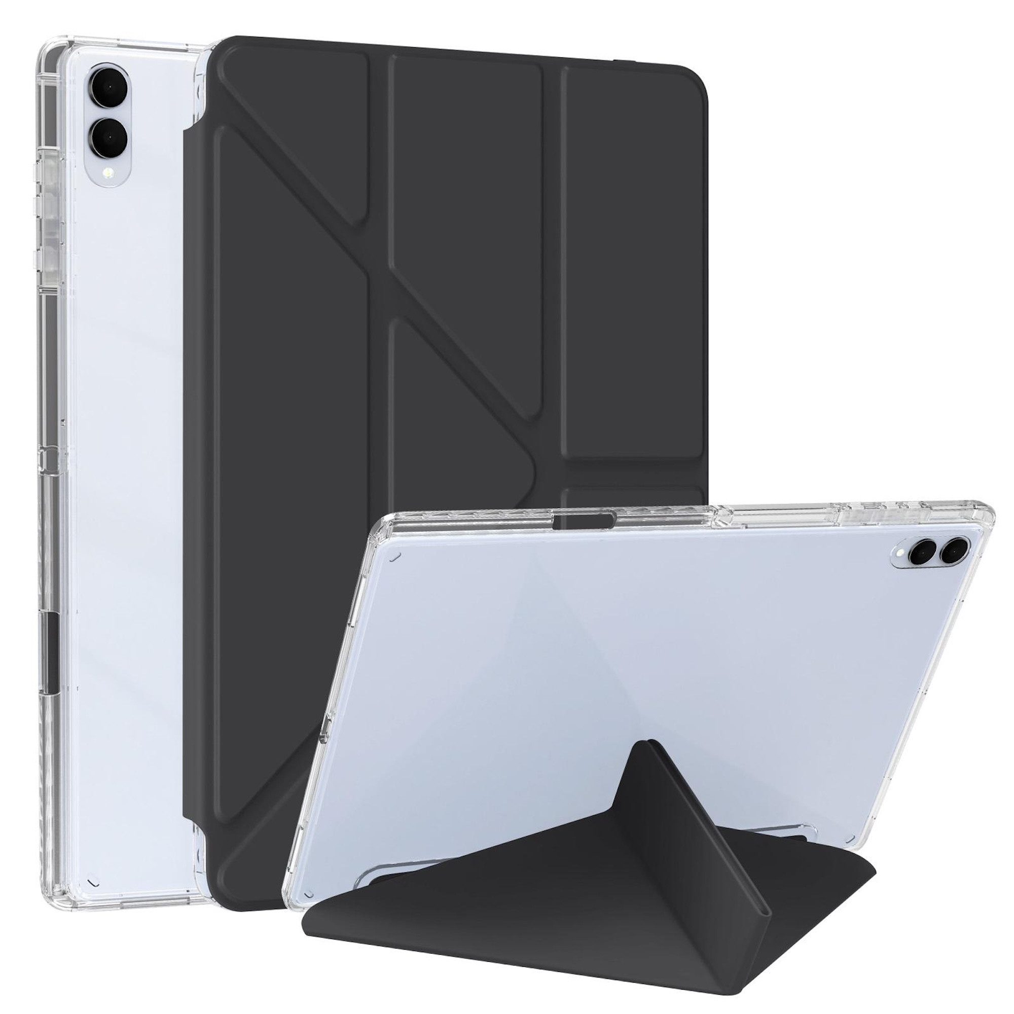 Wigento Tablet-Hülle Für Samsung Galaxy Tab S11 Ultra Acrylic Kunstleder Hülle Schwarz, Standfunktion, kratzfest
