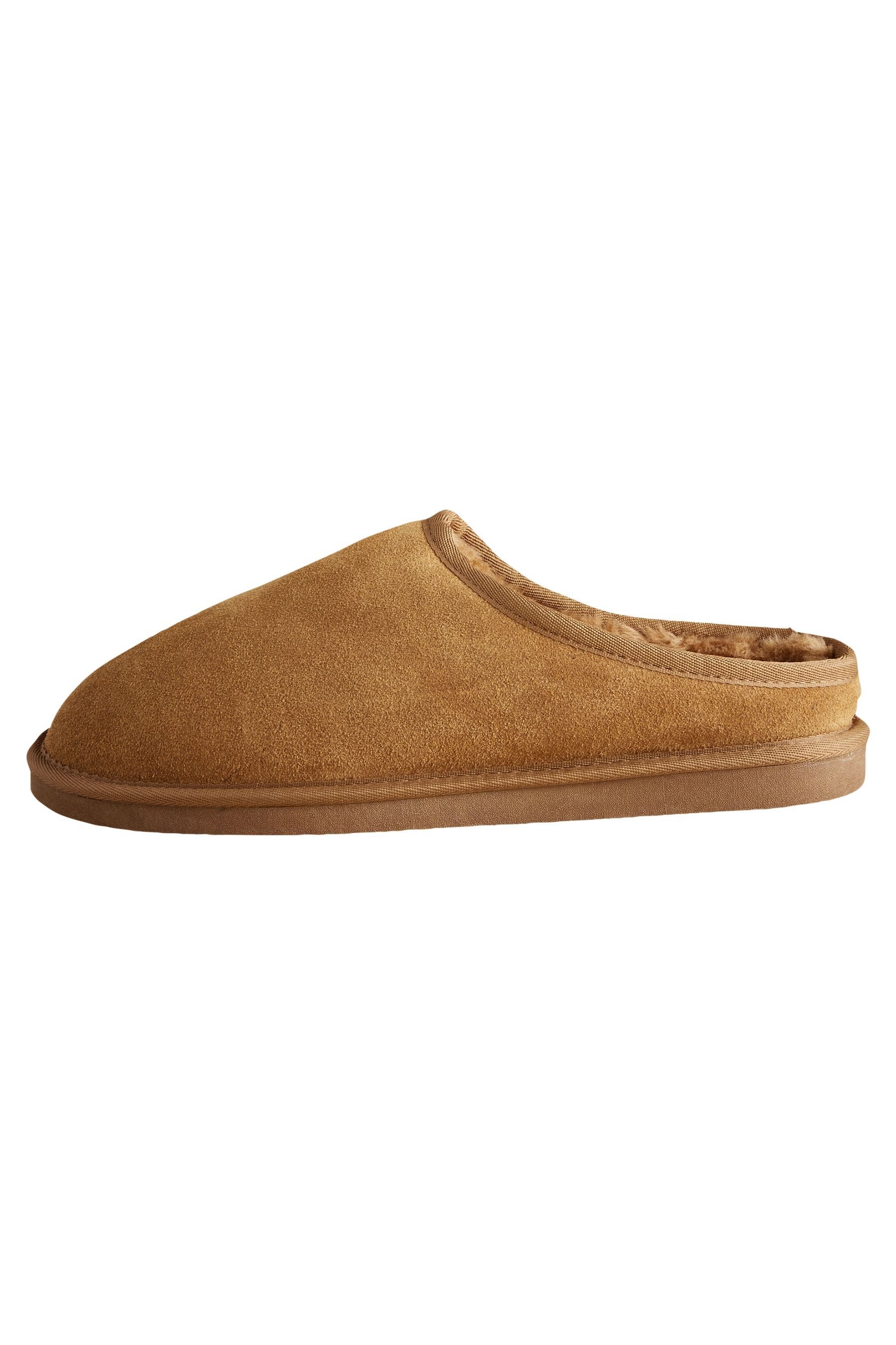 Signature Hausschuhe aus Veloursleder Hausschuh